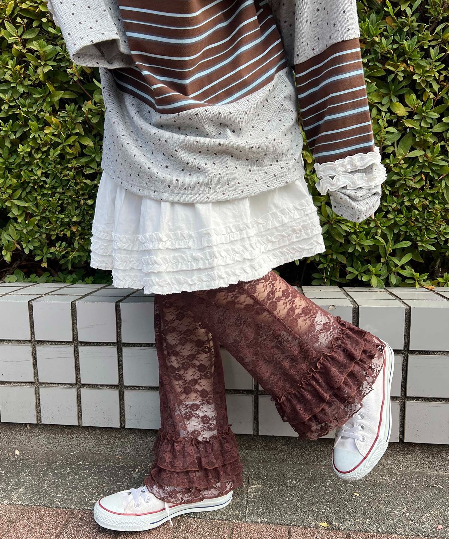 ヘムフリルレースパンツ - Image 2