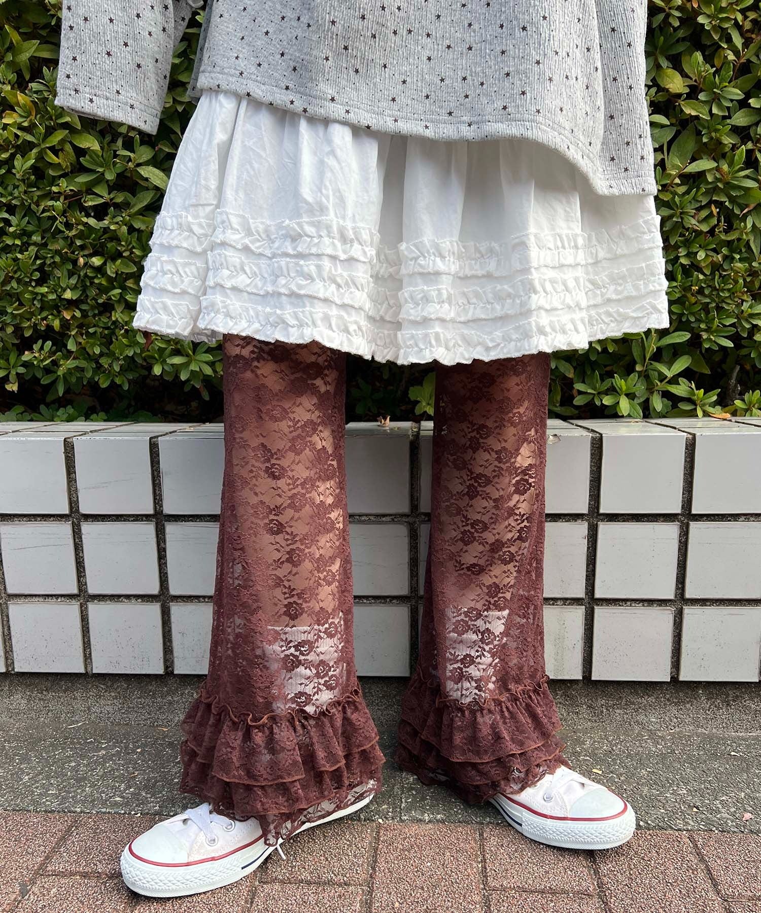 ヘムフリルレースパンツ - Image 4