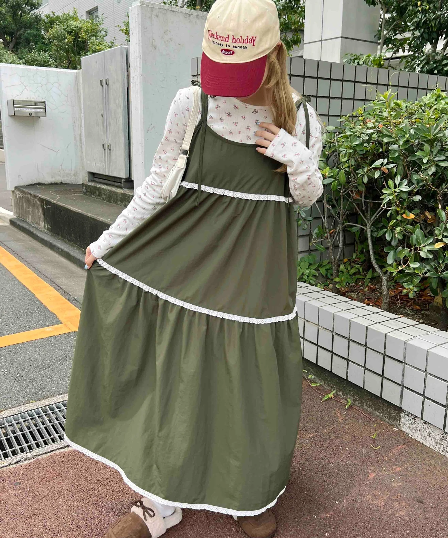 レースフリルロングワンピース - Image 12