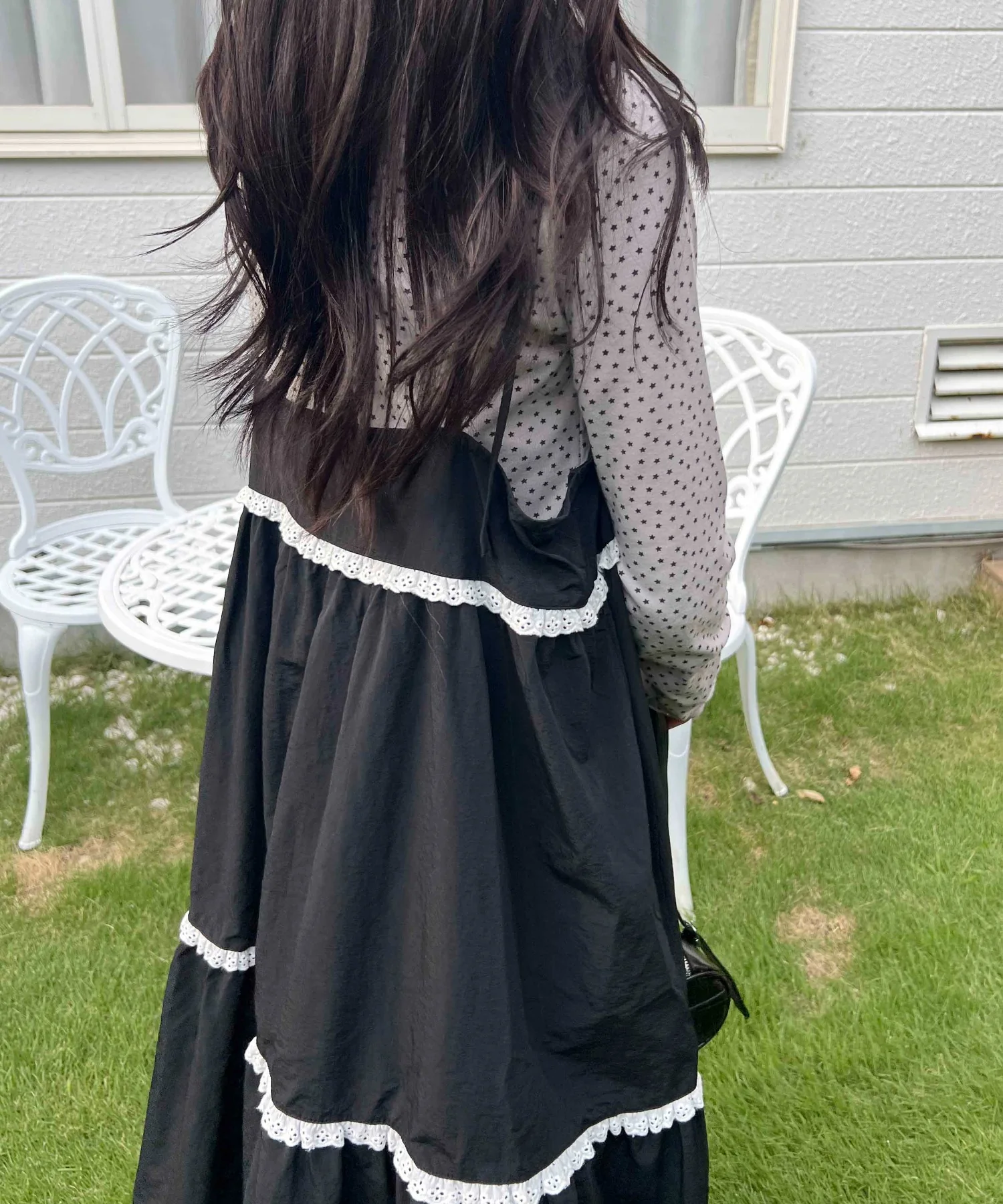 レースフリルロングワンピース - Image 23