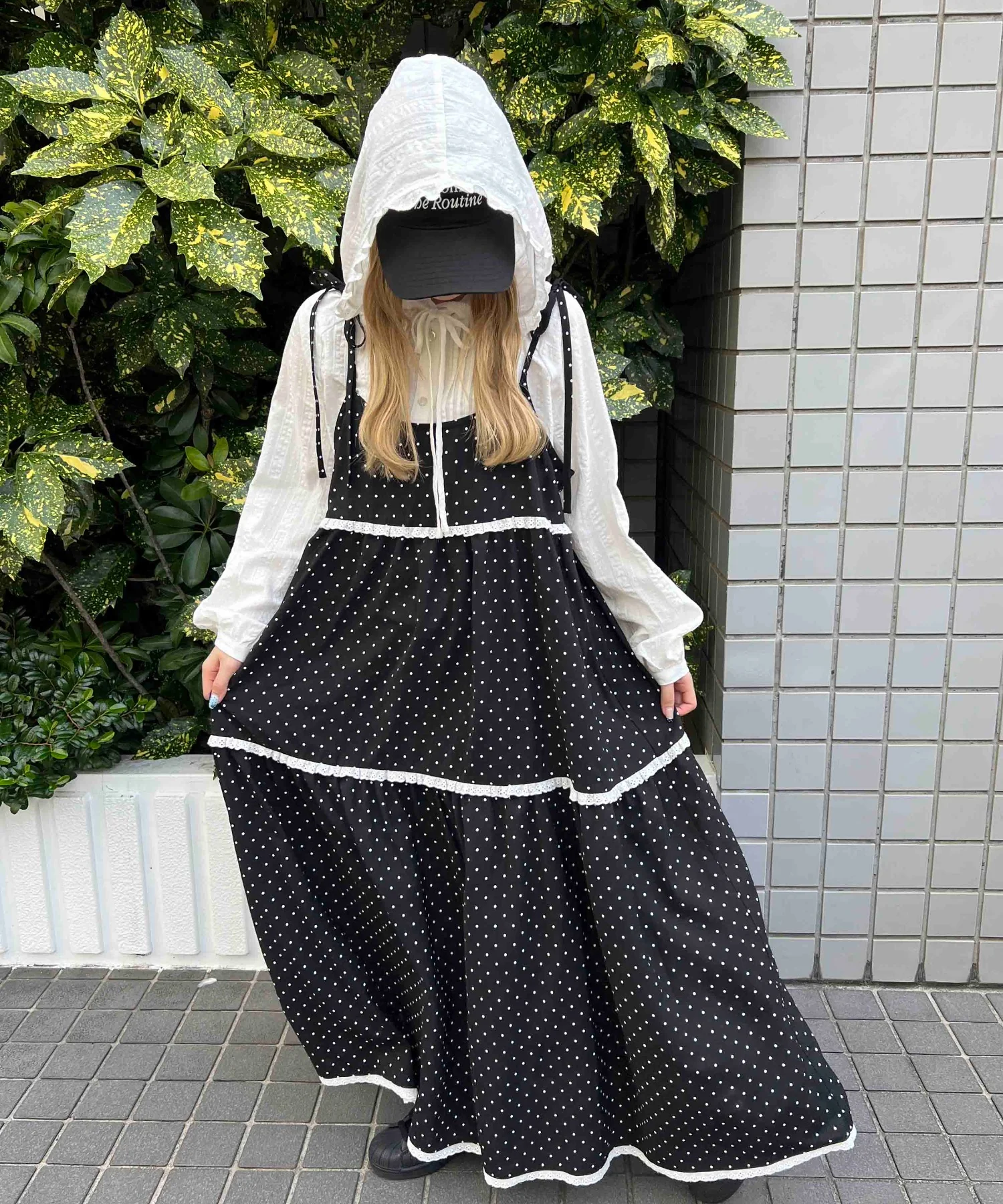 レースフリルロングワンピース - Image 26