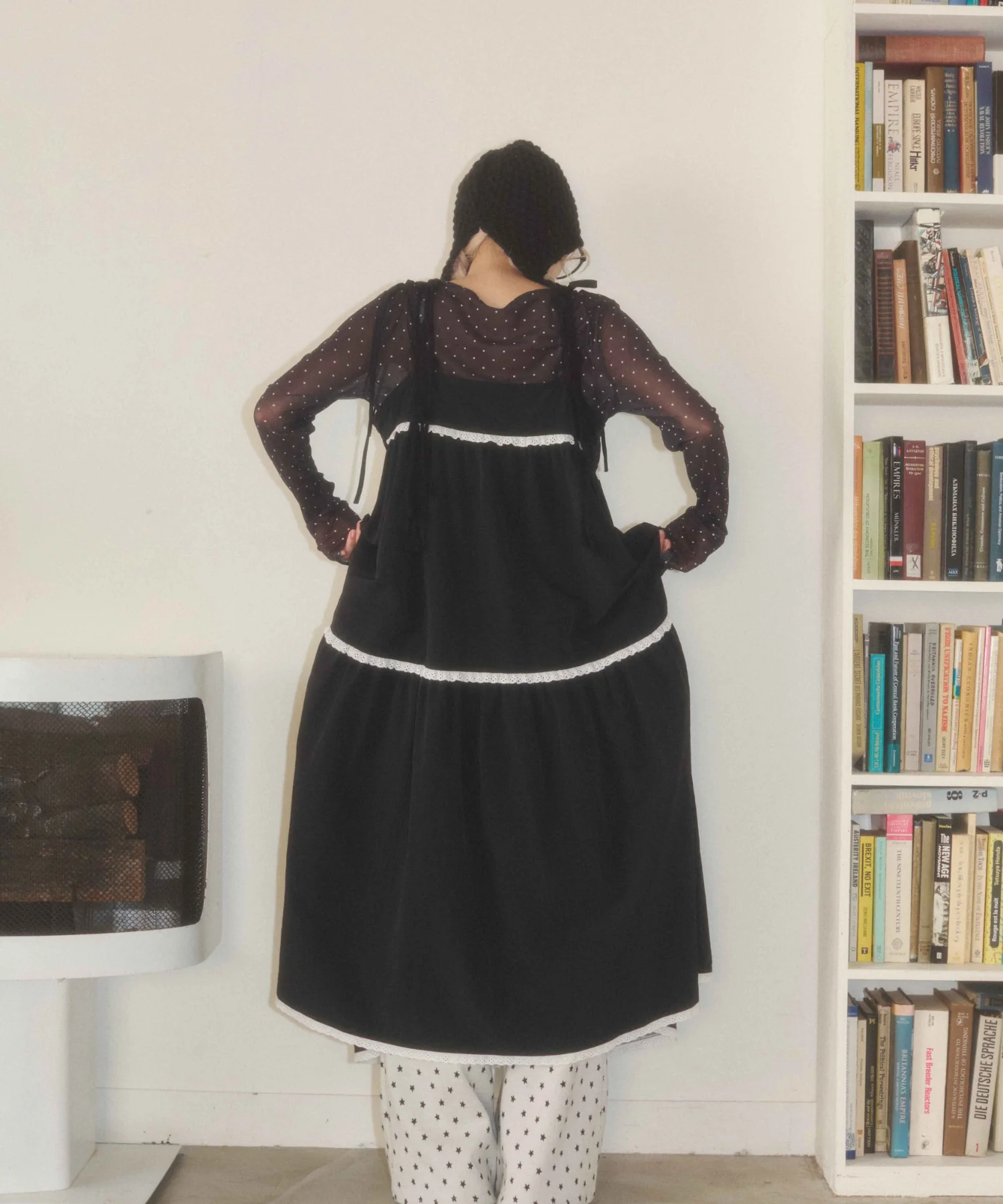 レースフリルロングワンピース - Image 7