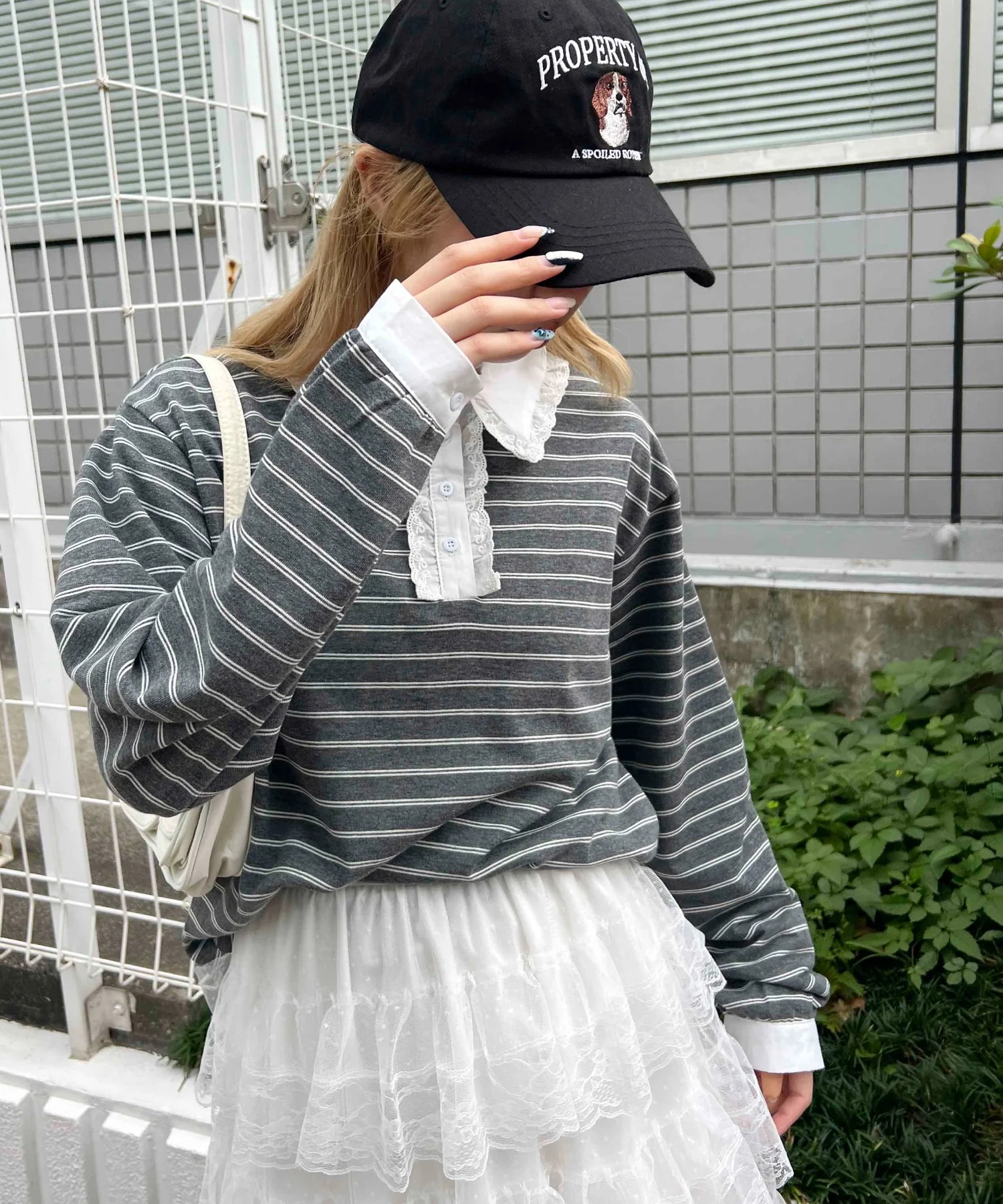 レースパイピングラガーシャツ - Image 11