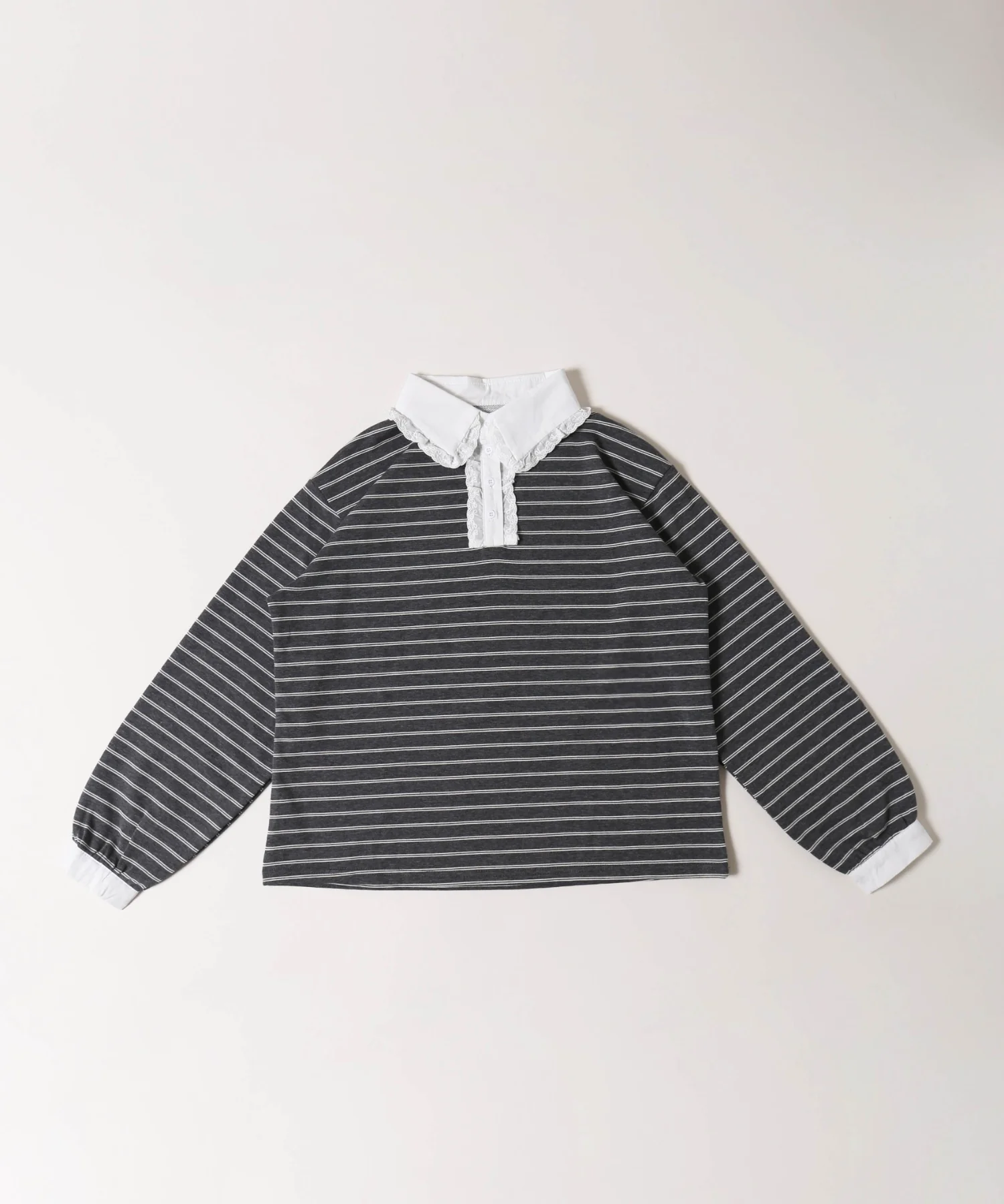 レースパイピングラガーシャツ - Image 18