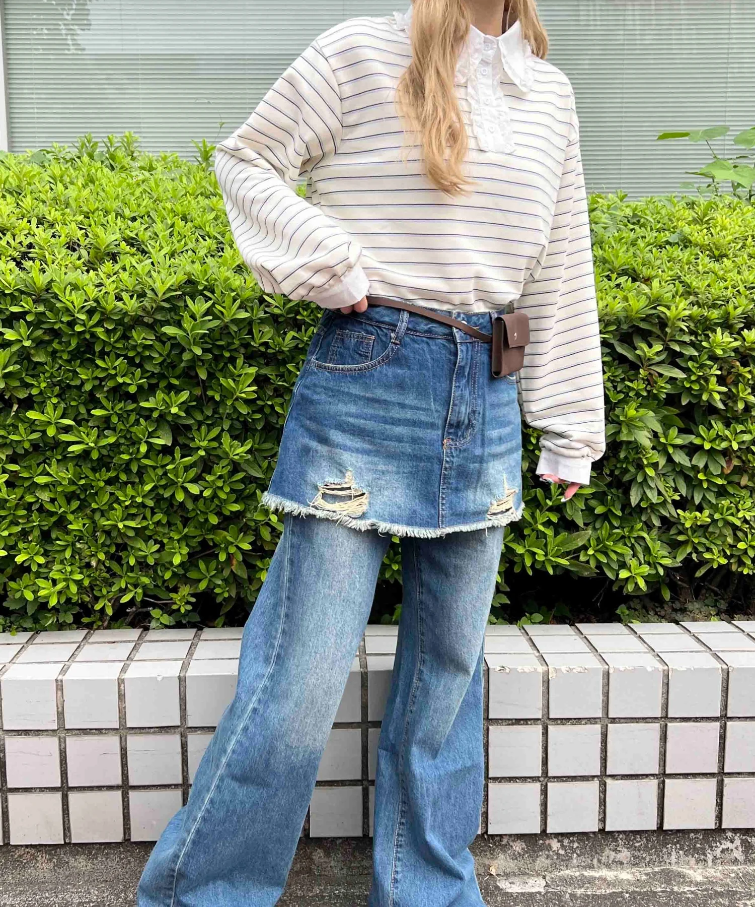 レースパイピングラガーシャツ - Image 6