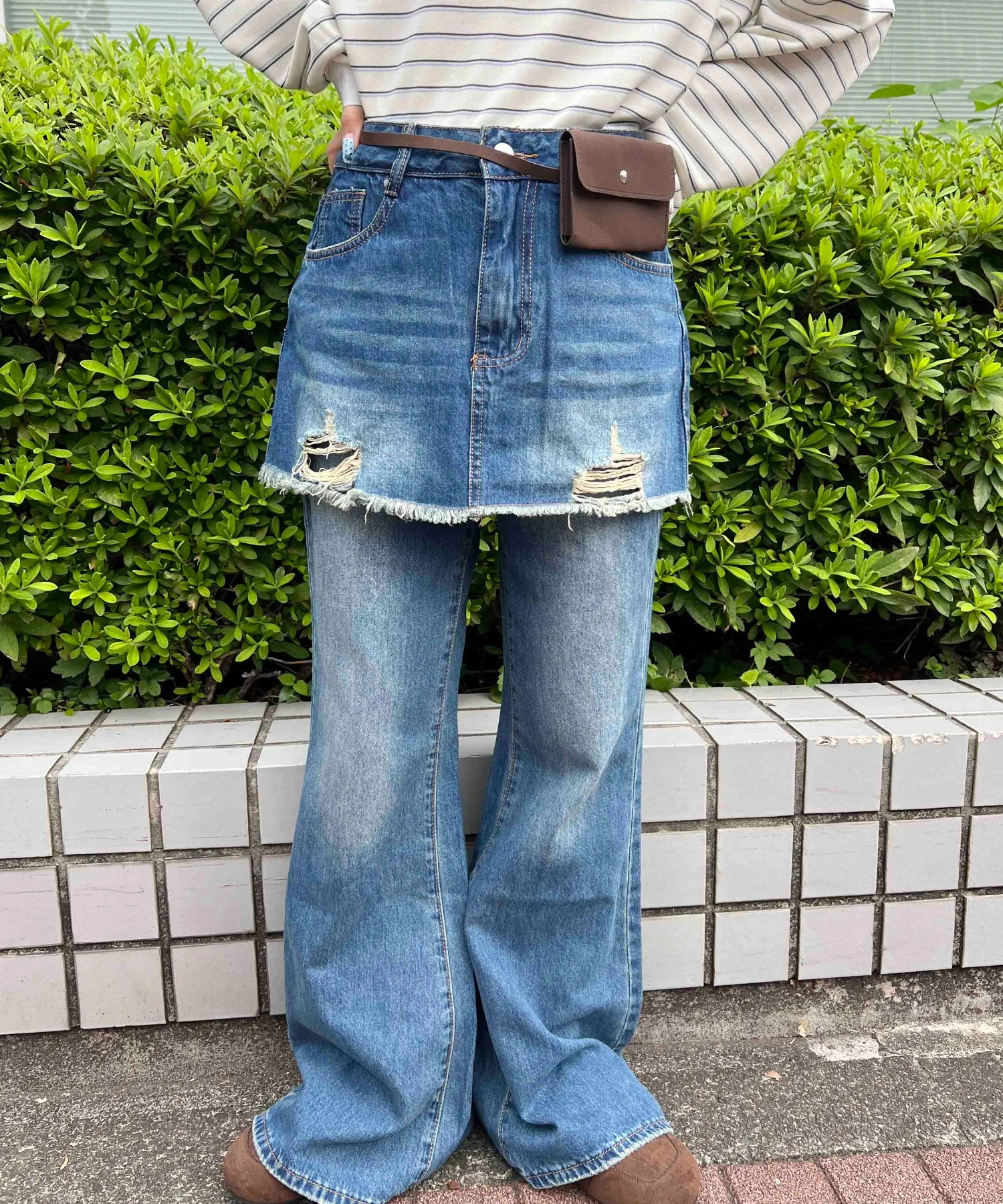 スカートドッキングデニム - Image 5