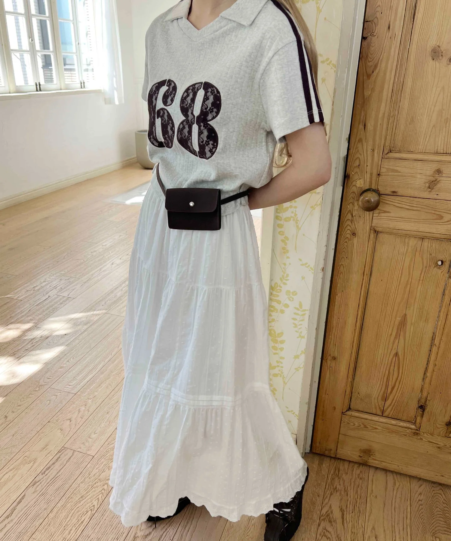 レースワッペンラインTシャツ - Image 23