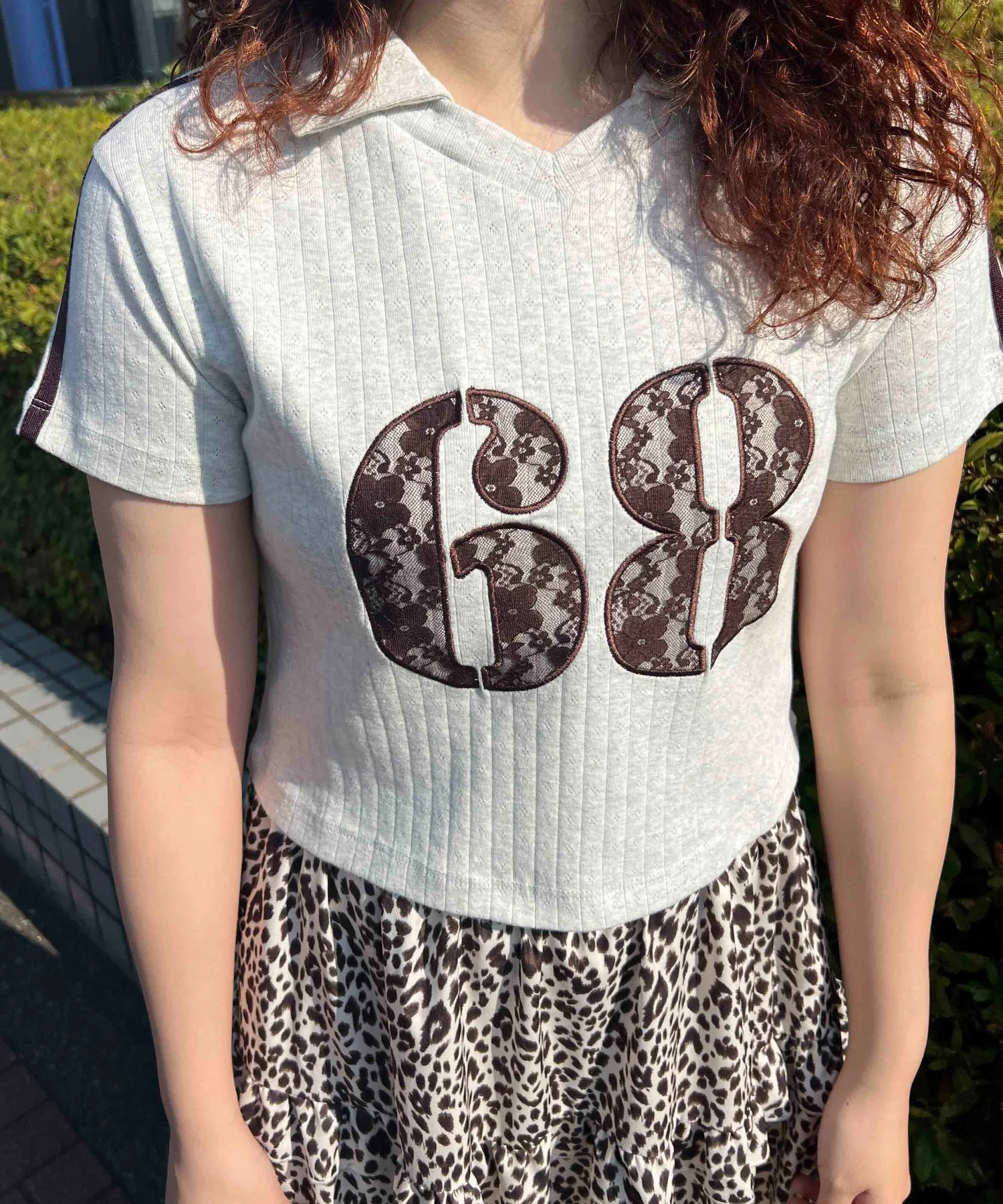 レースワッペンラインTシャツ - Image 25