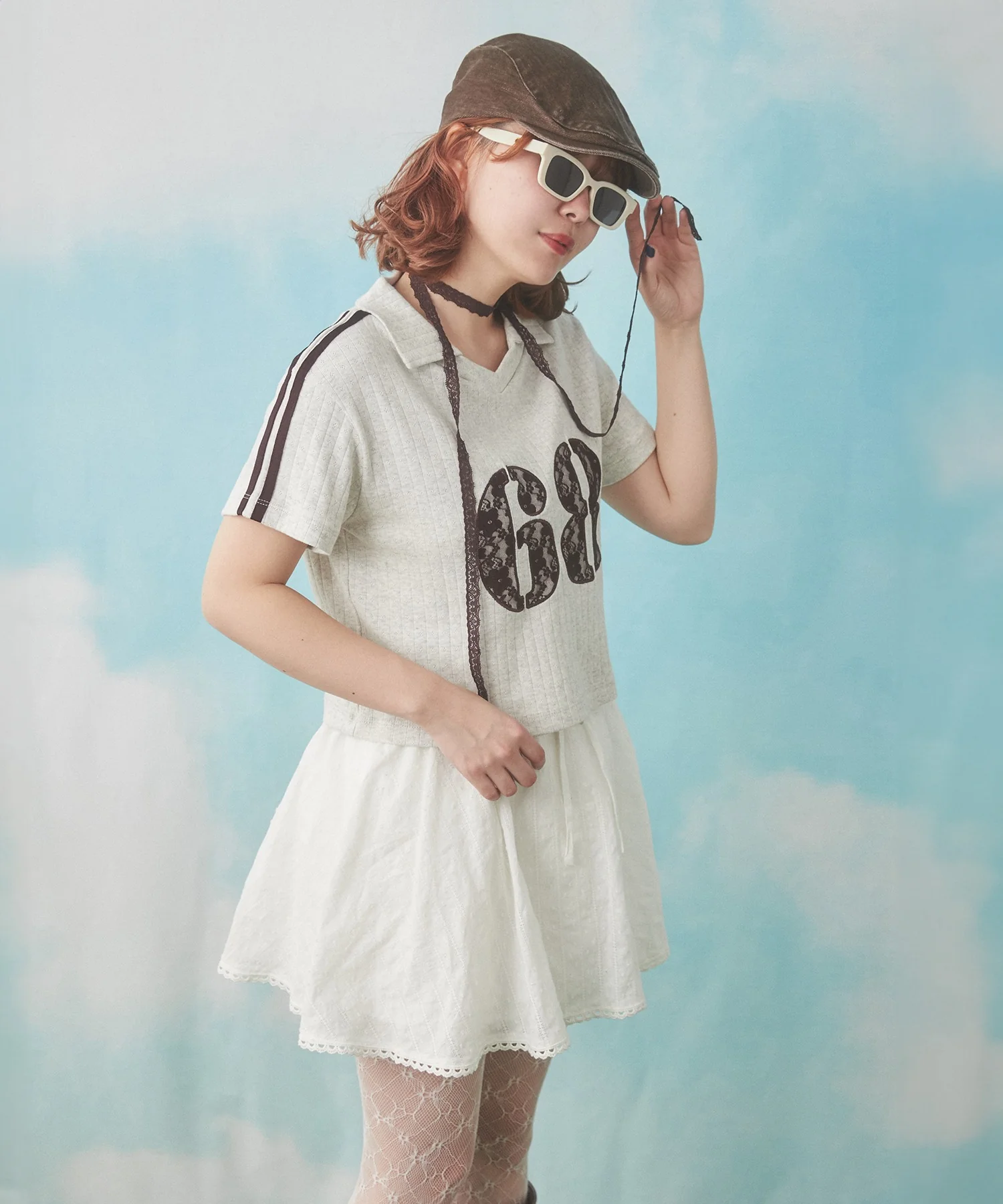 レースワッペンラインTシャツ - Image 30