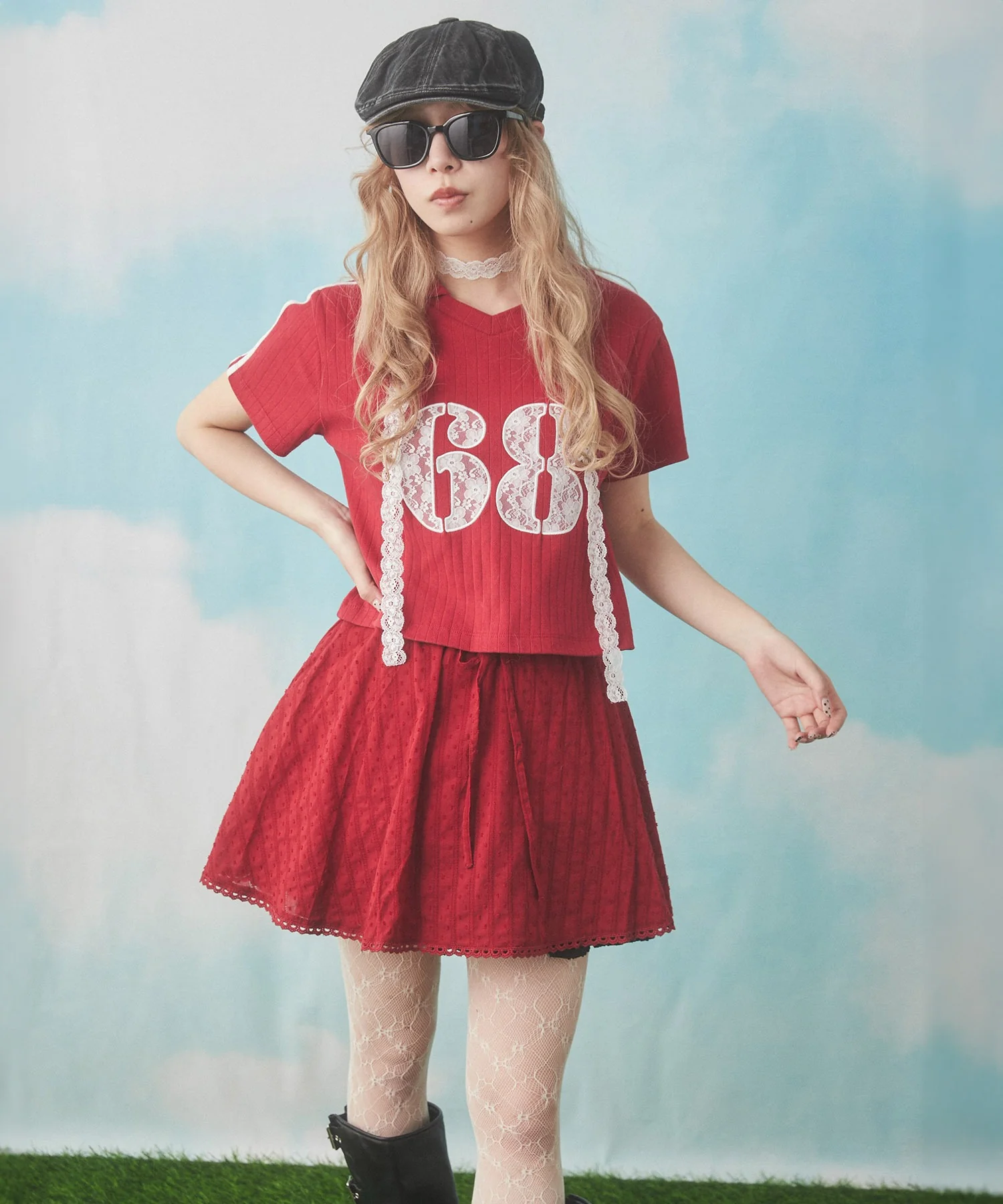 レースワッペンラインTシャツ - Image 33