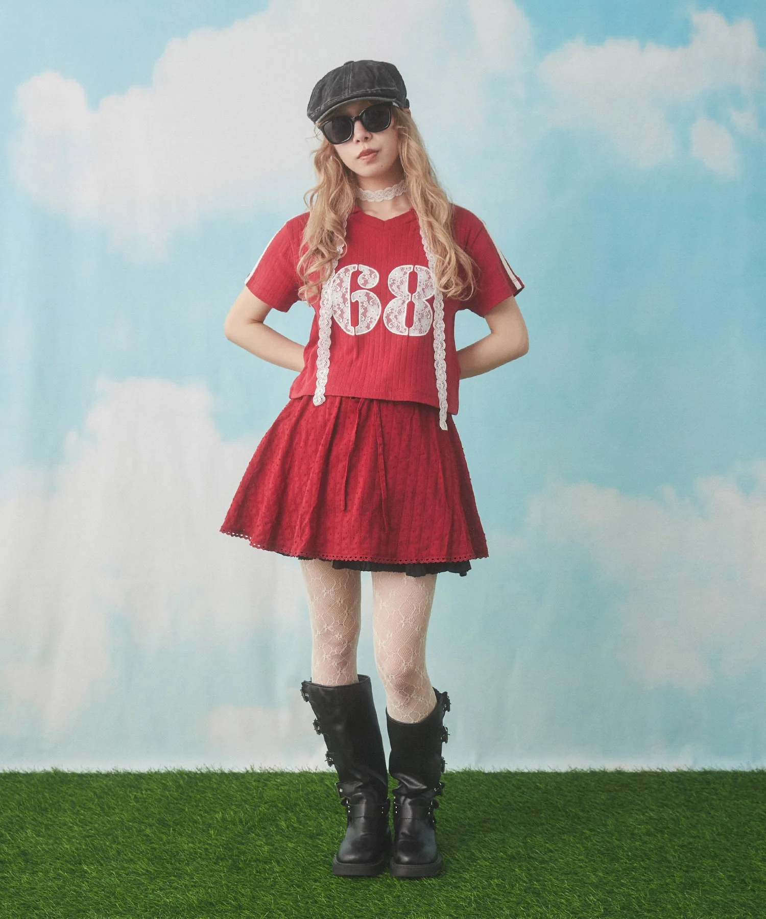 レースワッペンラインTシャツ - Image 34