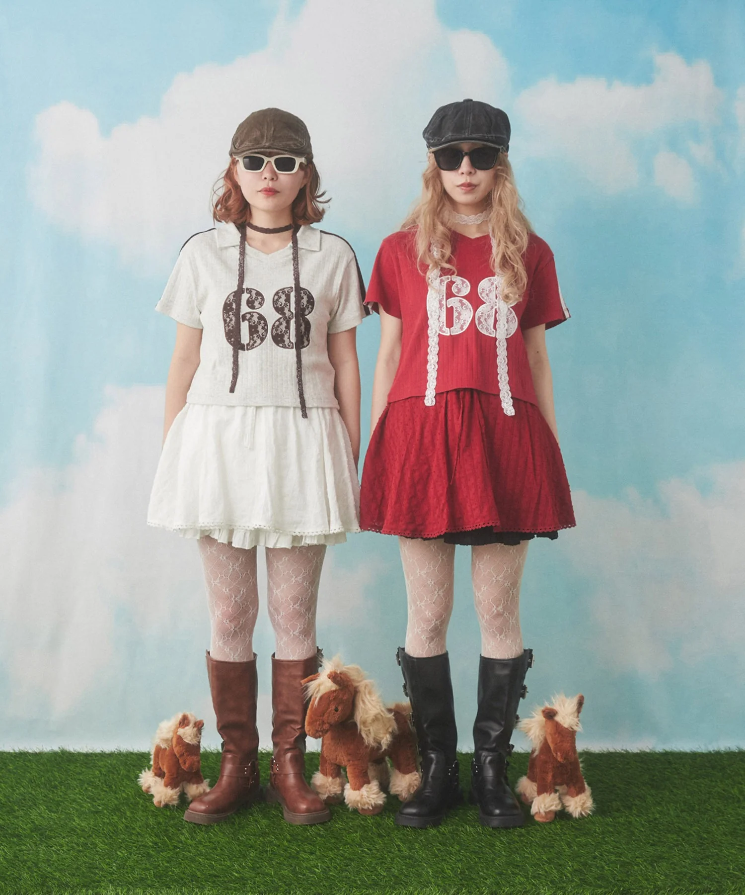 レースワッペンラインTシャツ - Image 40