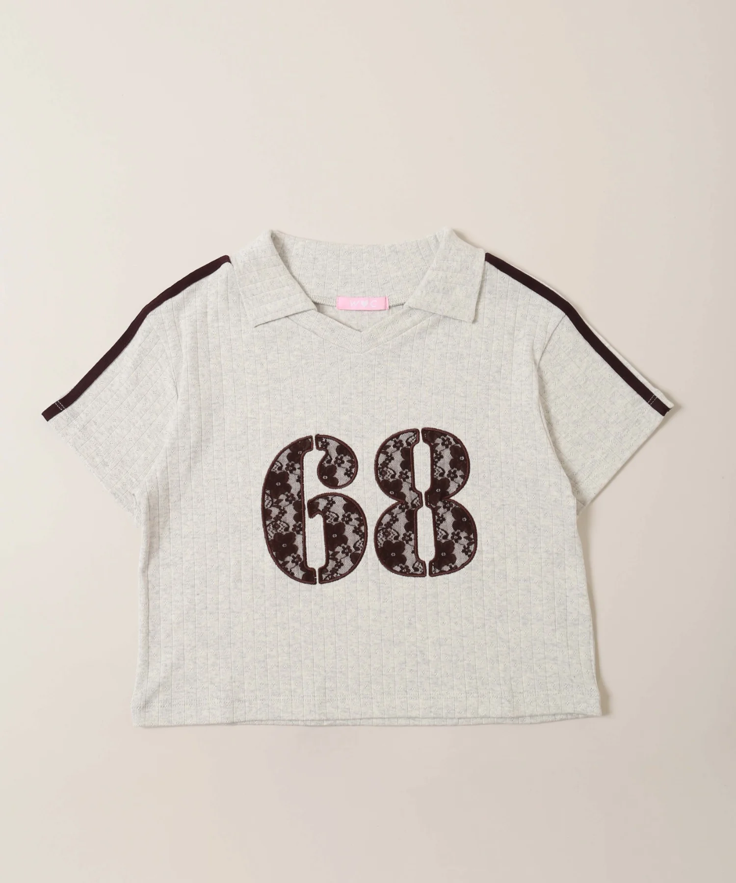 レースワッペンラインTシャツ - Image 43