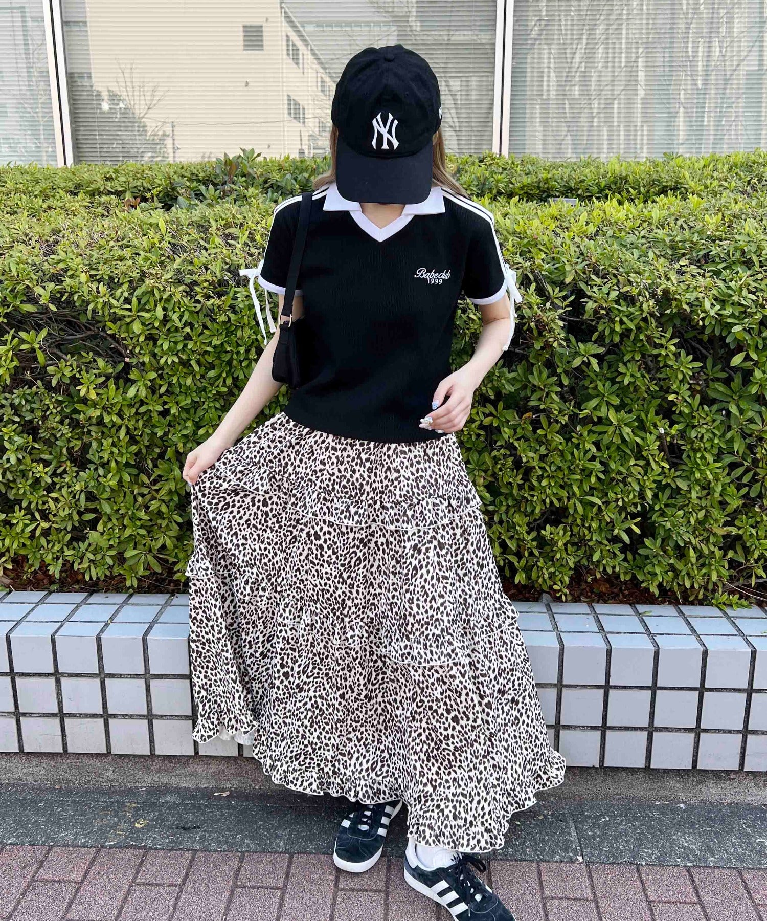 襟付きリボンワッフルTシャツ - Image 19