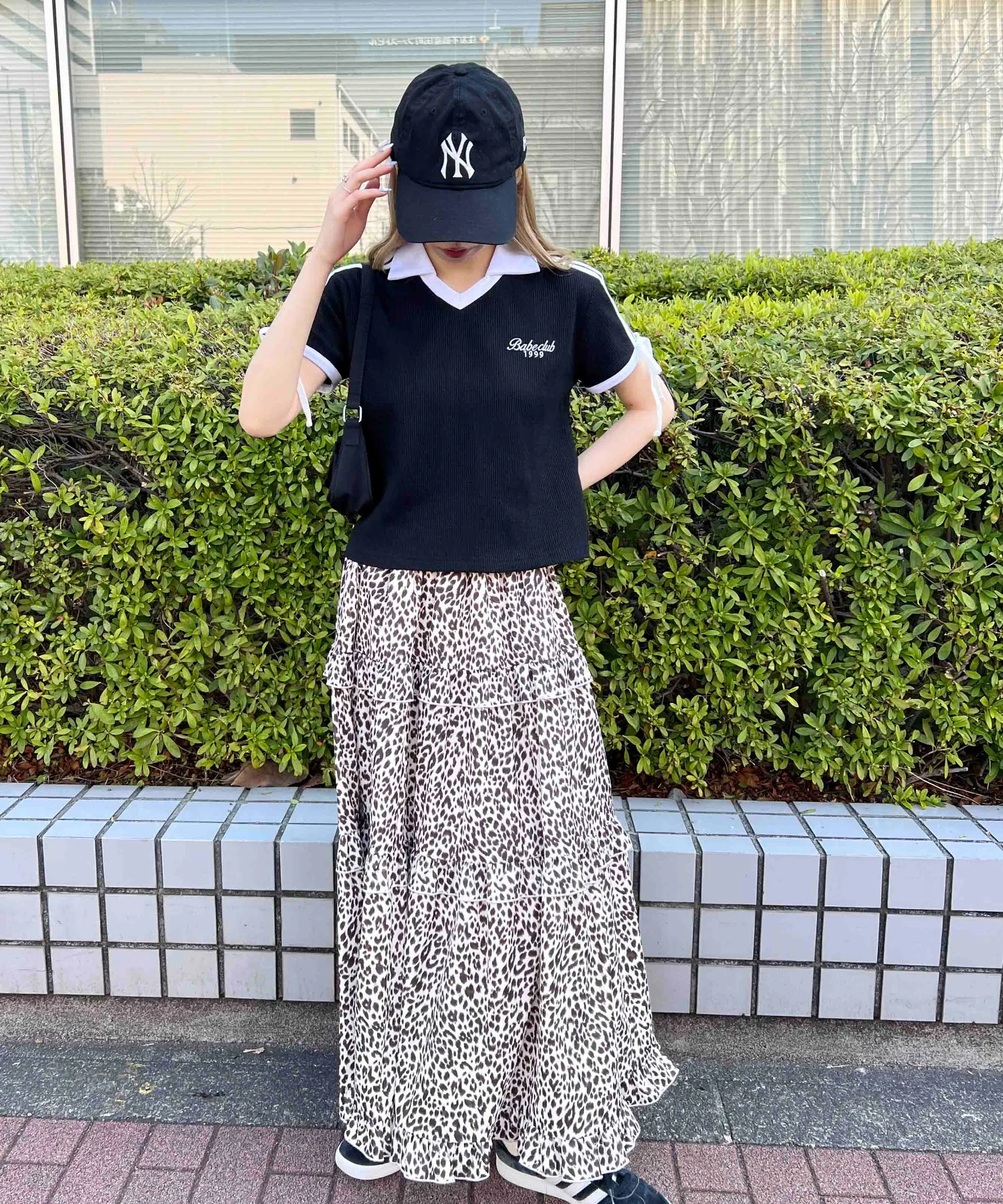 襟付きリボンワッフルTシャツ - Image 20