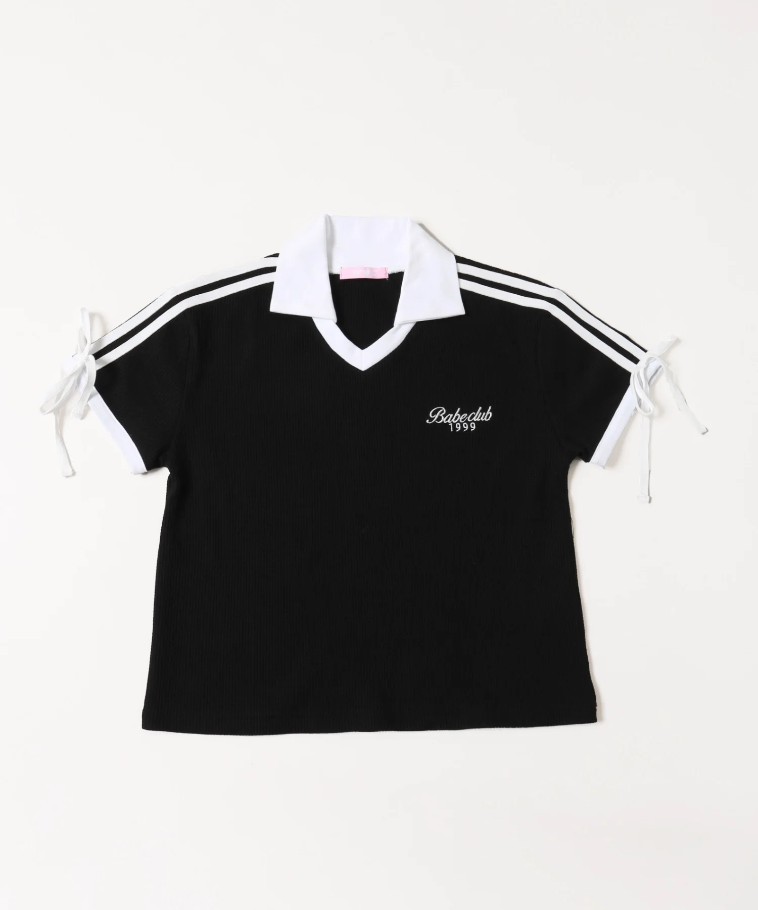 襟付きリボンワッフルTシャツ - Image 23