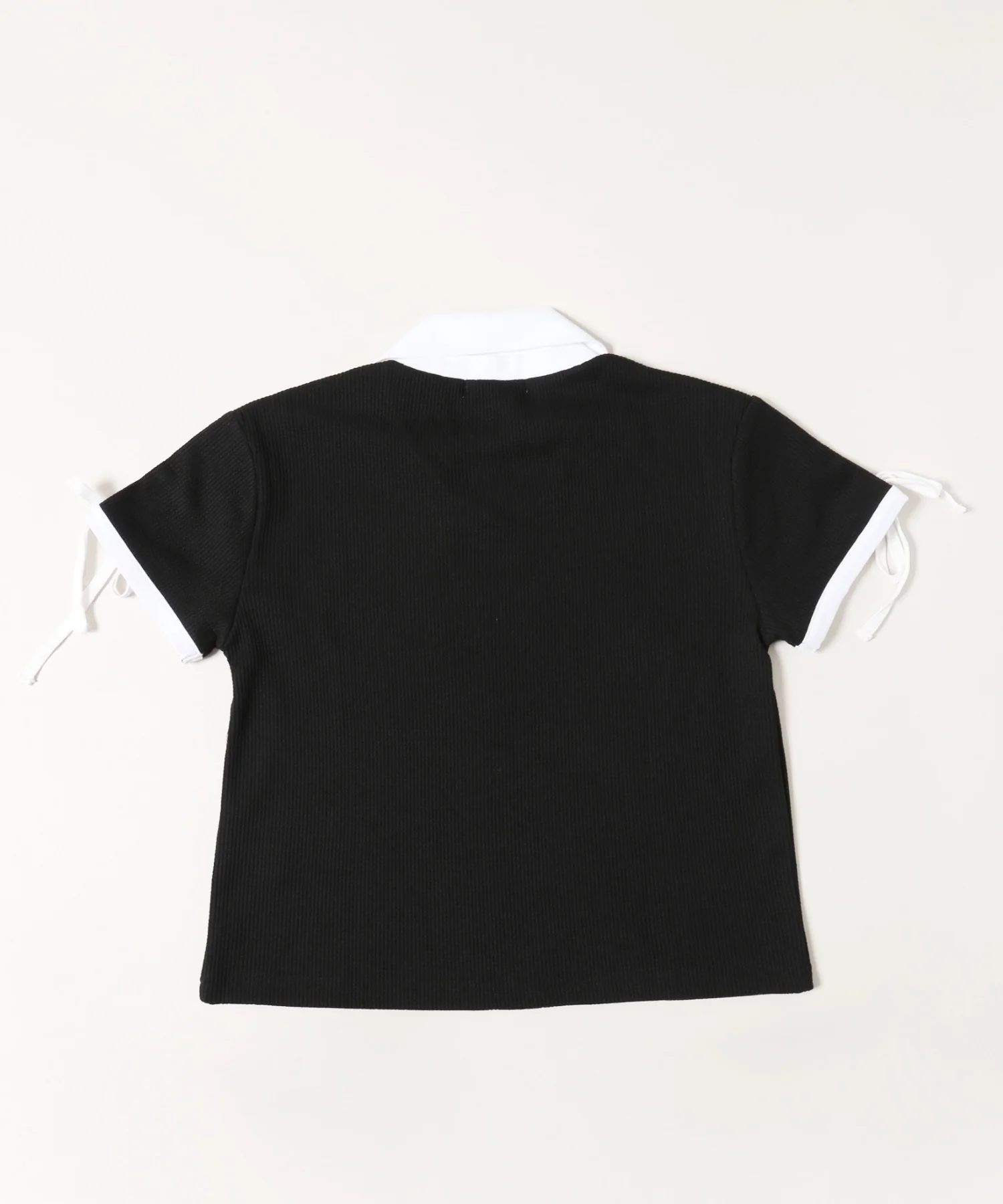 襟付きリボンワッフルTシャツ - Image 24