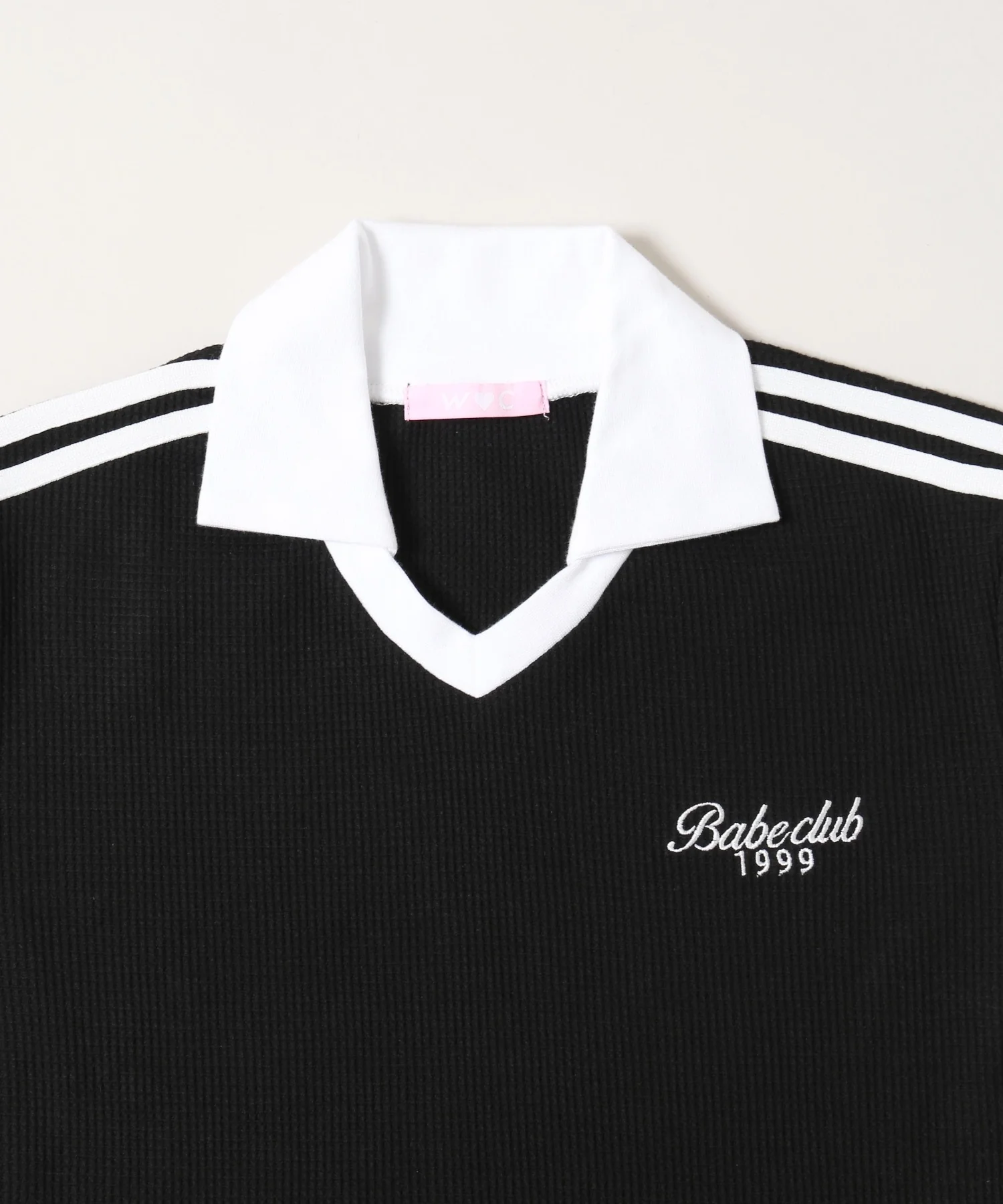 襟付きリボンワッフルTシャツ - Image 26