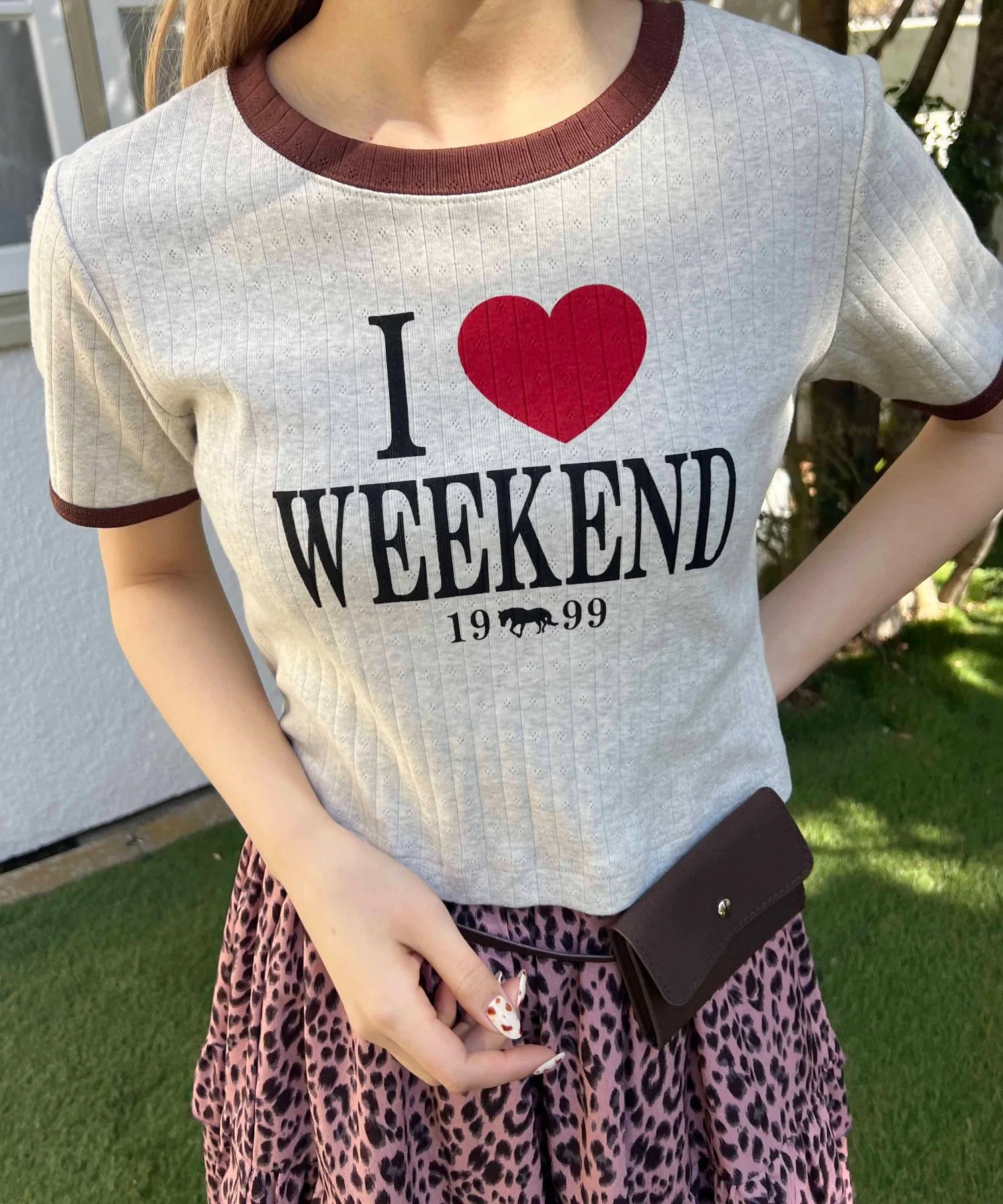 ILOVEWEEKENDTシャツ - Image 3