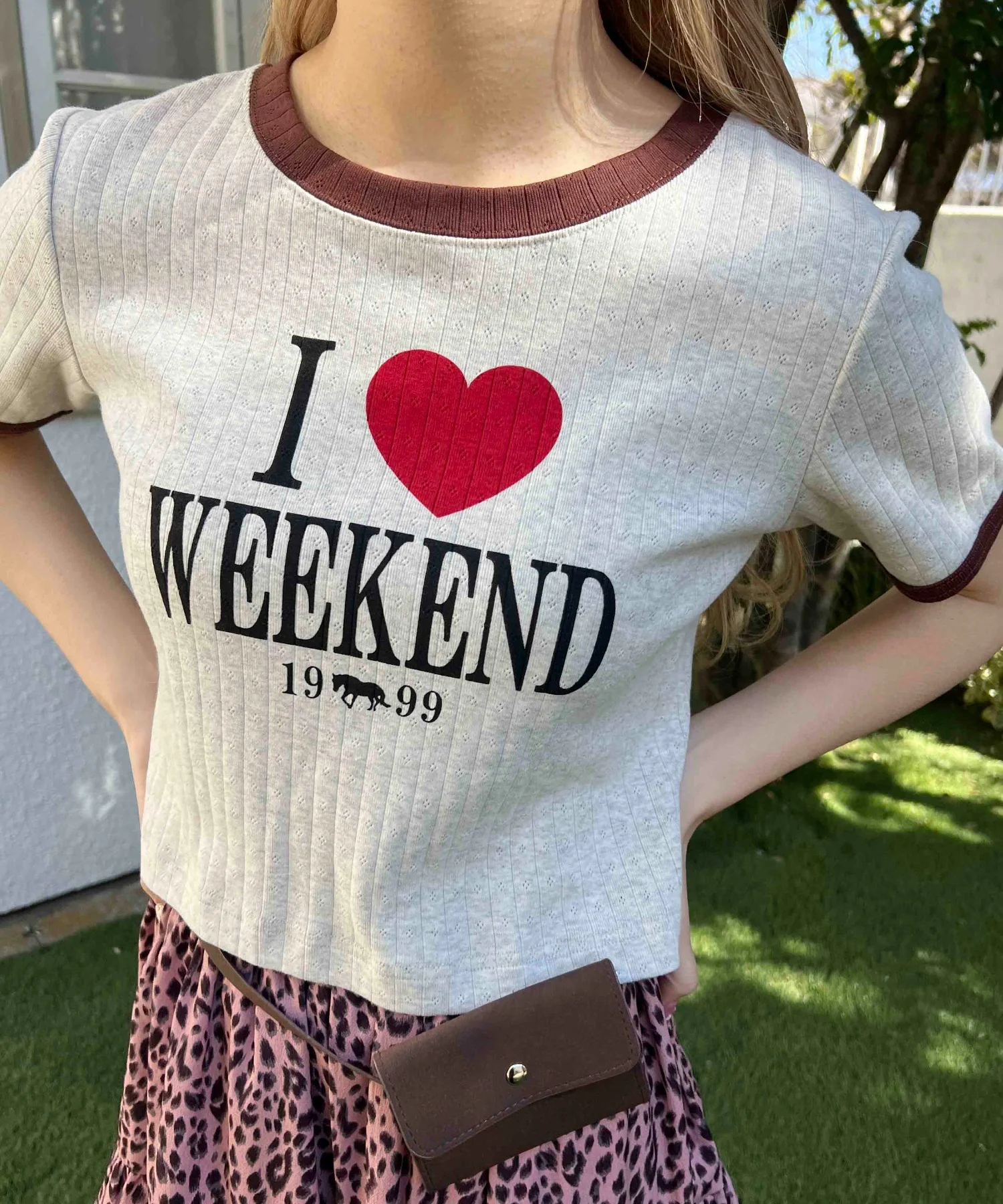 ILOVEWEEKENDTシャツ - Image 4