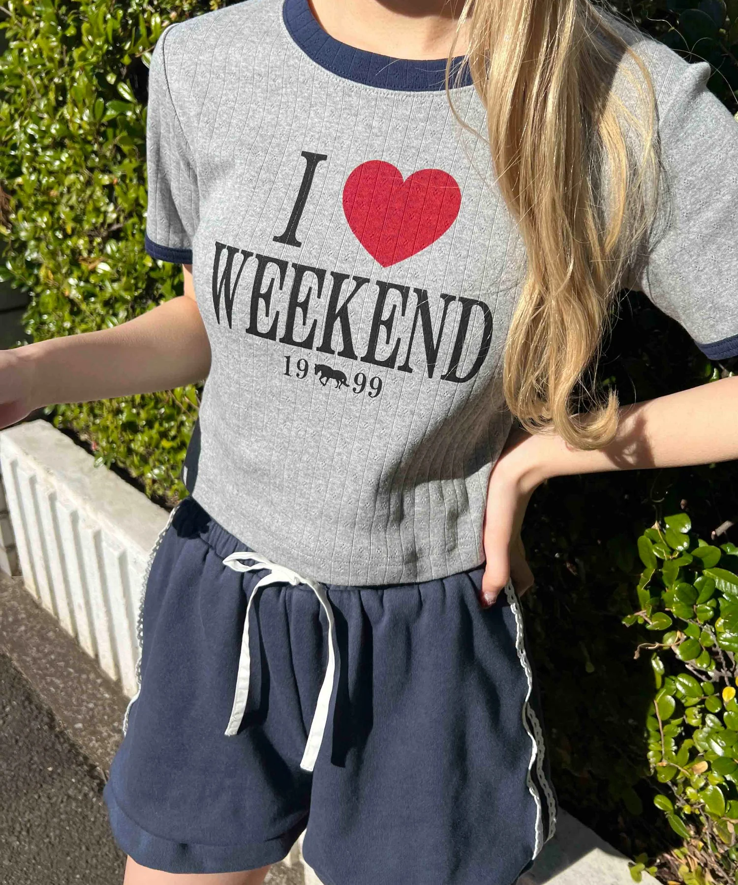 ILOVEWEEKENDTシャツ - Image 9
