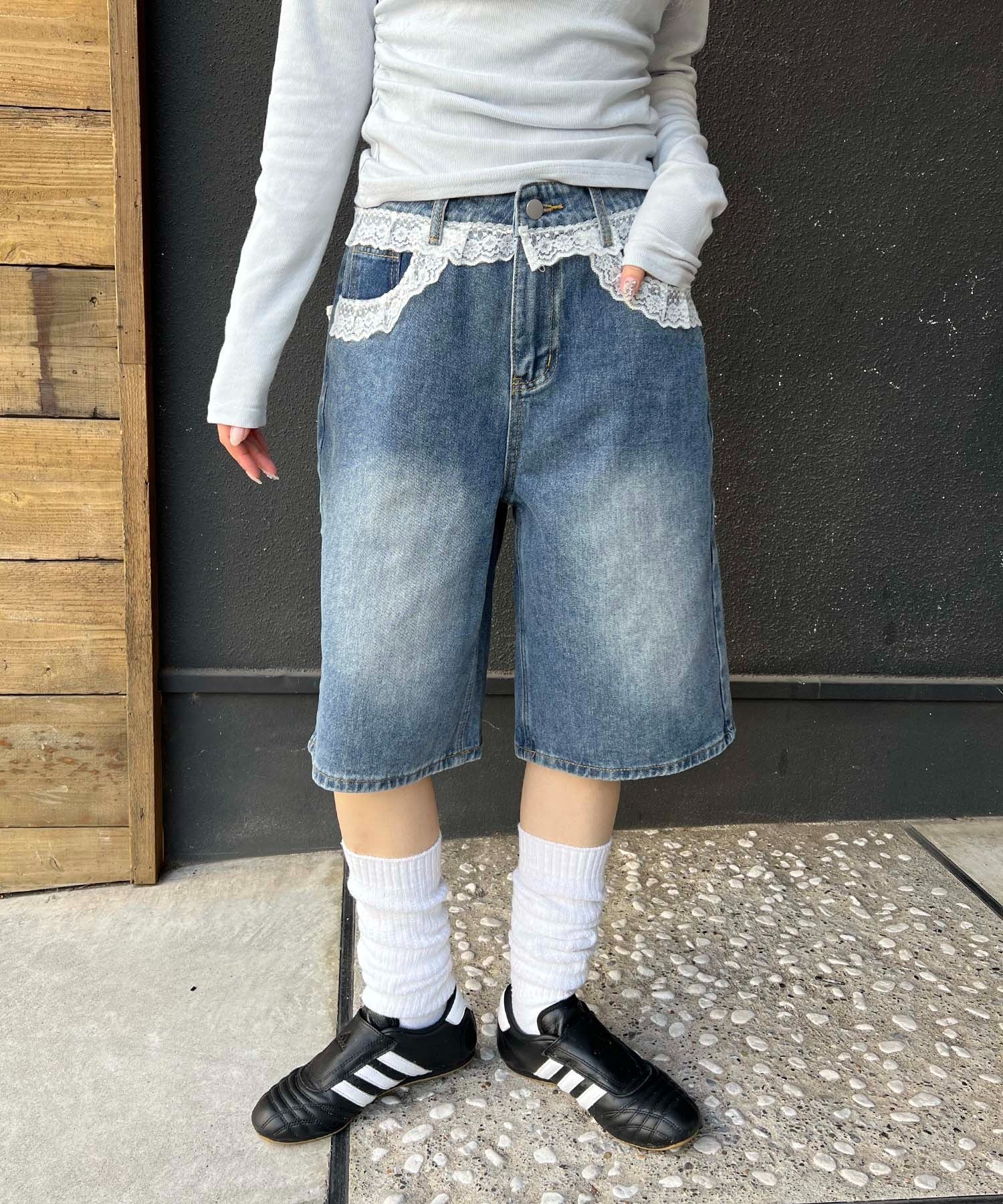 レースデザインハーフパンツ - Image 4