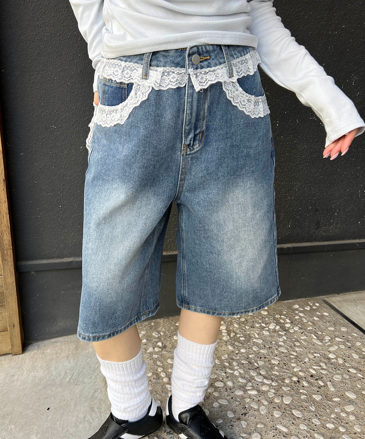 レースデザインハーフパンツ - Image 5