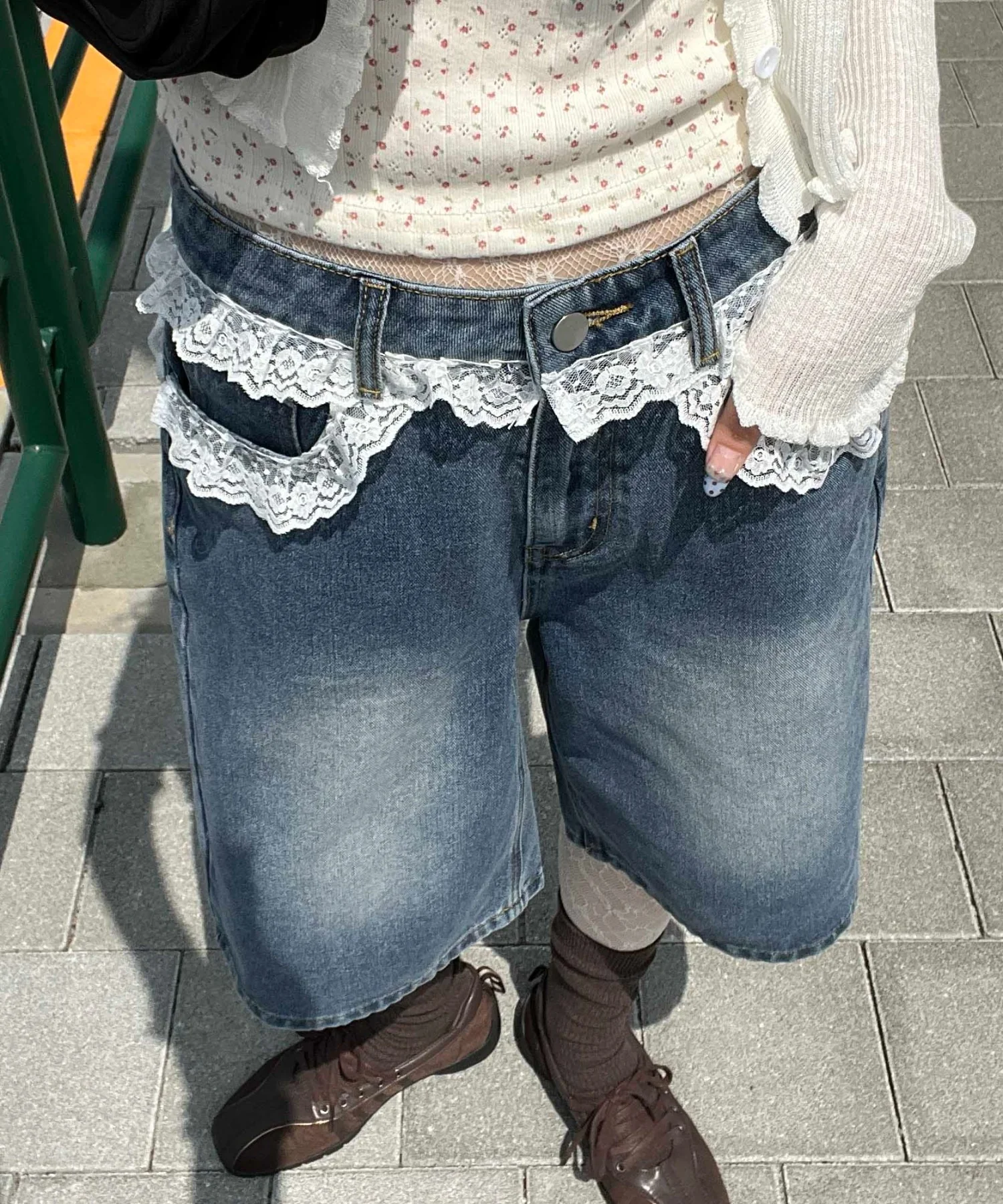 レースデザインハーフパンツ - Image 8