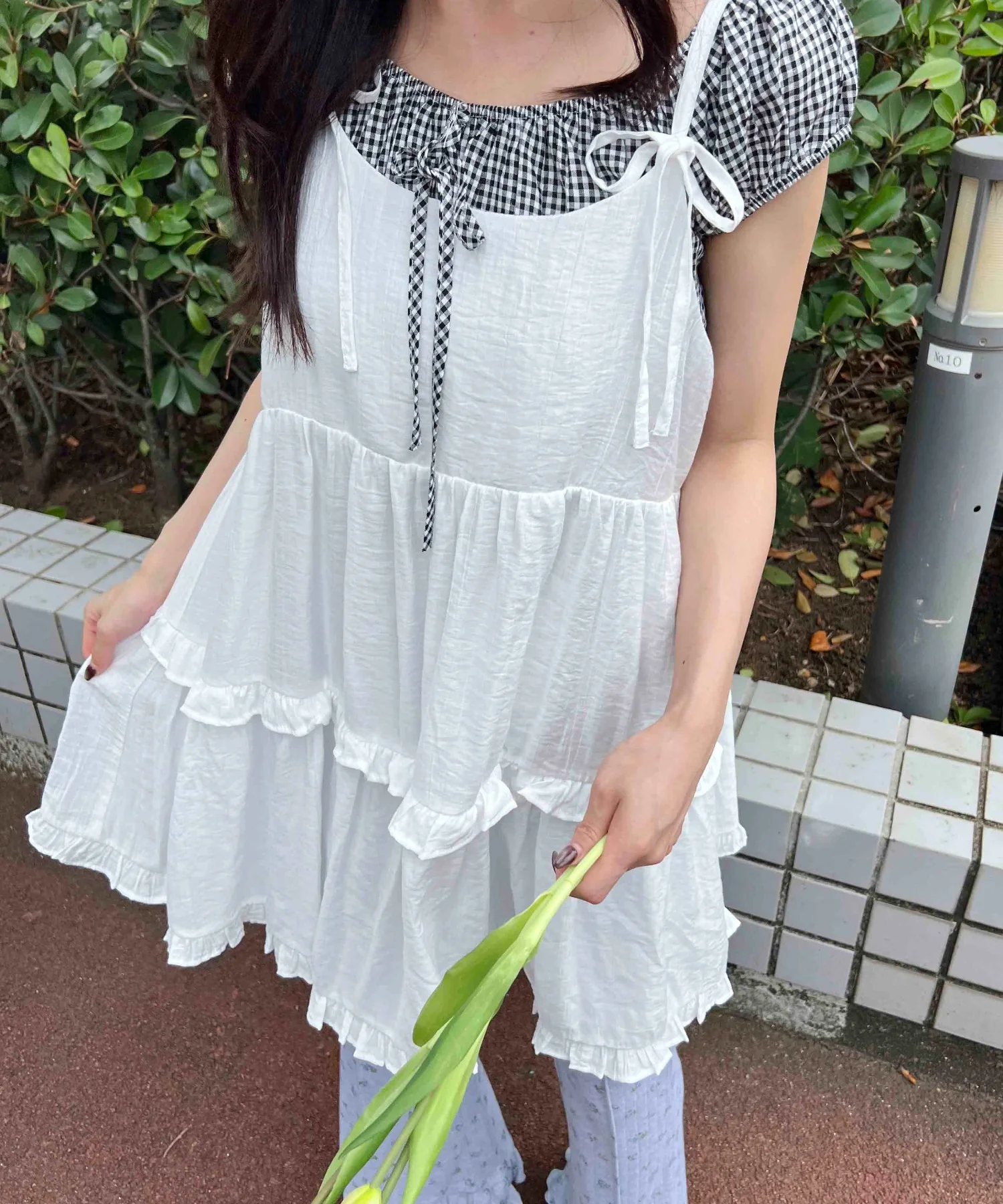 リボンティアードミニキャミワンピース - Image 16