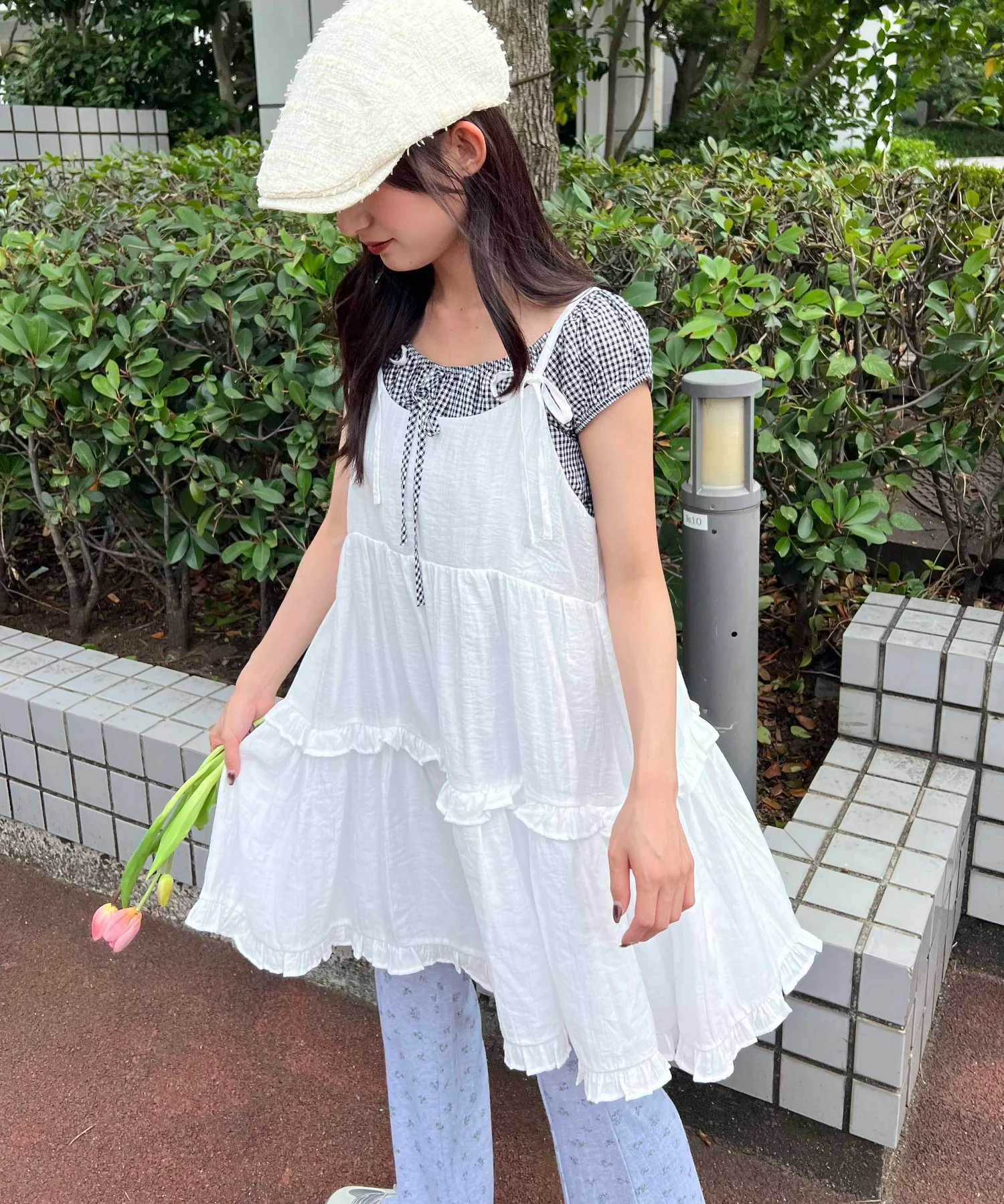 リボンティアードミニキャミワンピース - Image 18