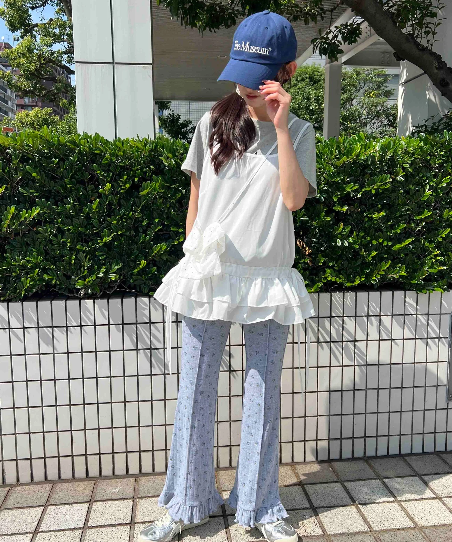 サイドリボンチェックキャミチュニック - Image 14