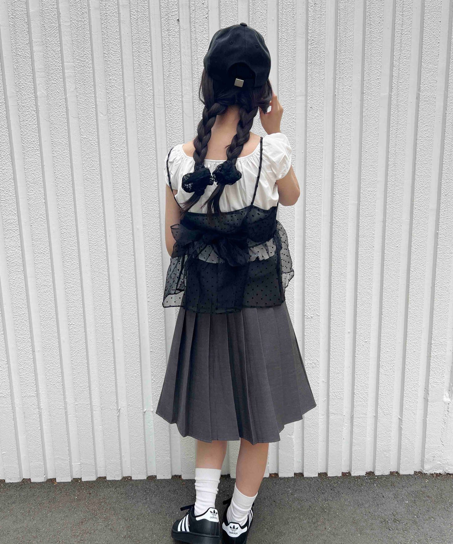 バックリボンドットシアーキャミ - Image 10