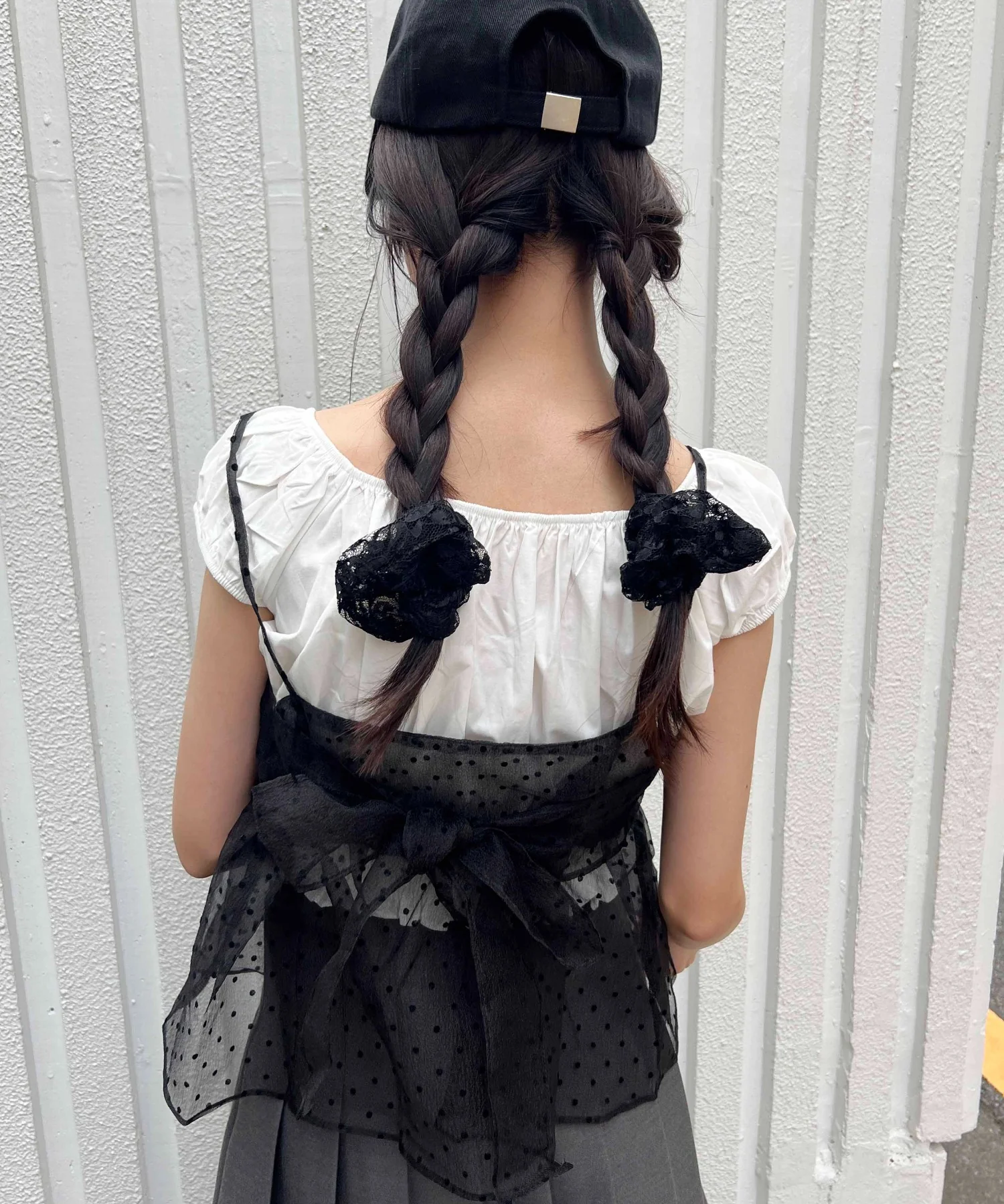 バックリボンドットシアーキャミ - Image 7