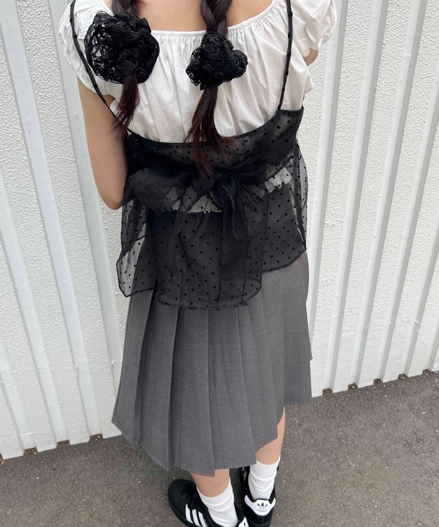 バックリボンドットシアーキャミ - Image 8