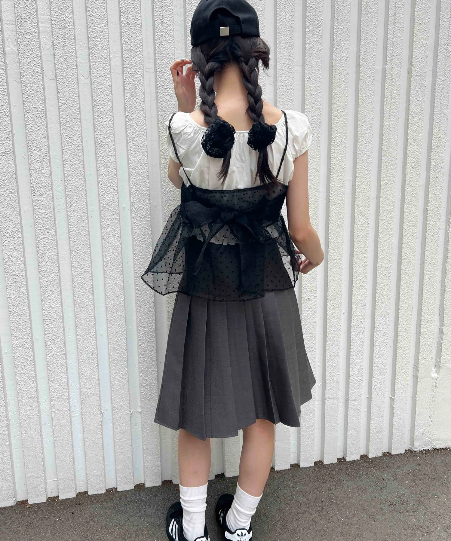 バックリボンドットシアーキャミ - Image 9