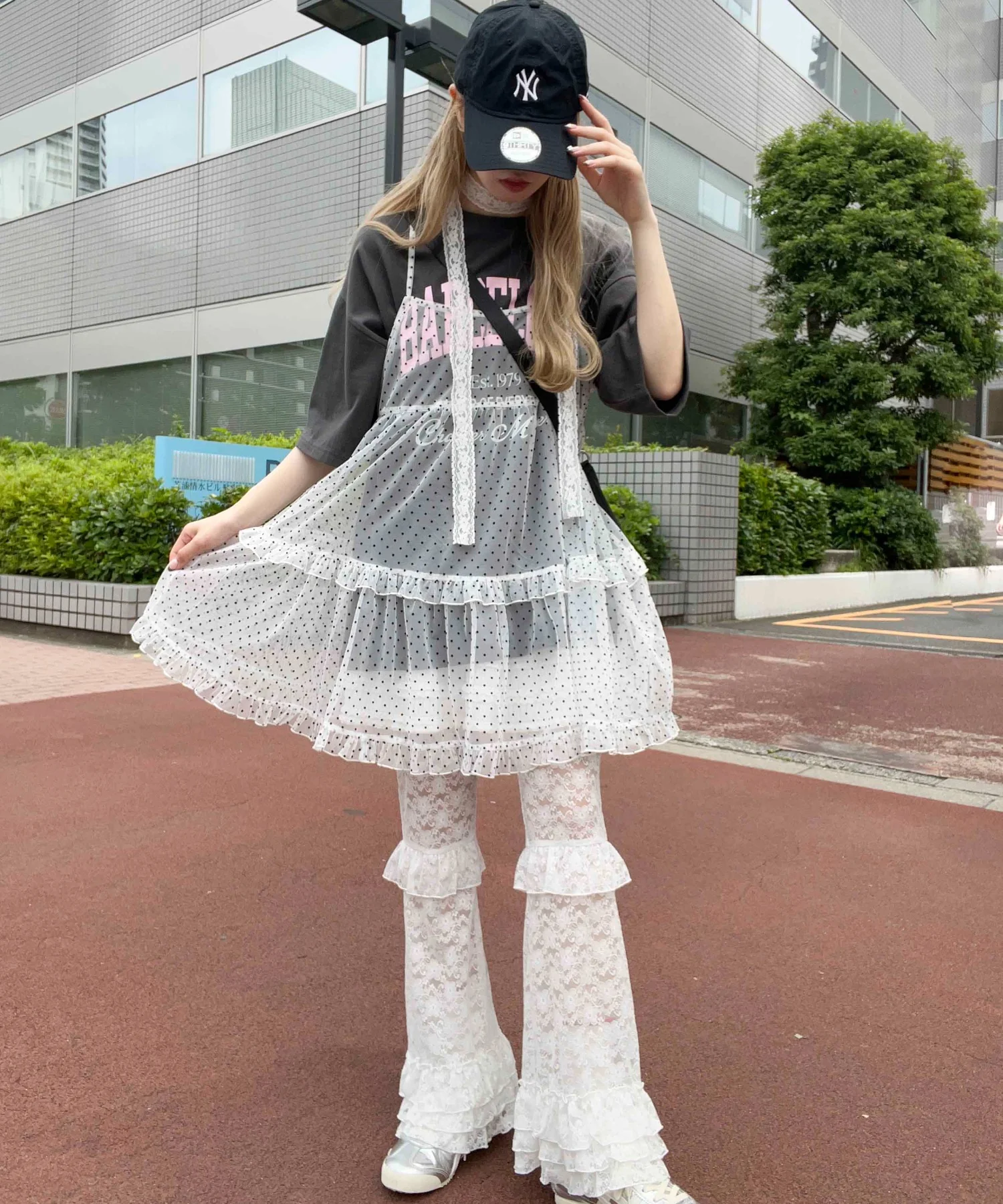 ドットシアーキャミミニワンピース - Image 6