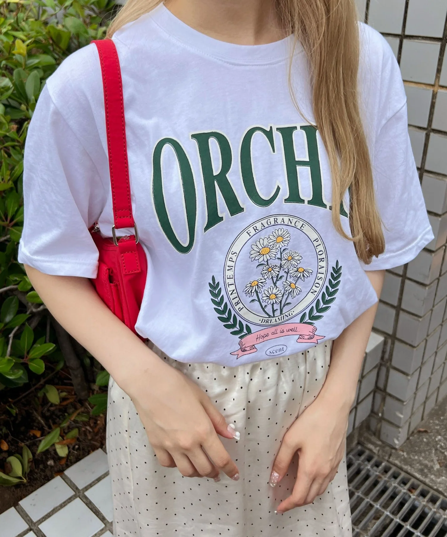 フラワーカレッジTシャツ - Image 3