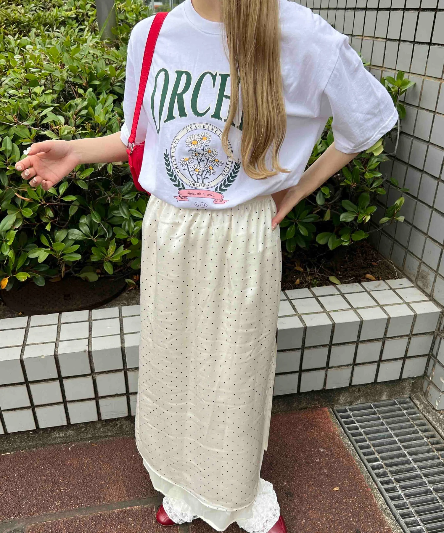 フラワーカレッジTシャツ - Image 6
