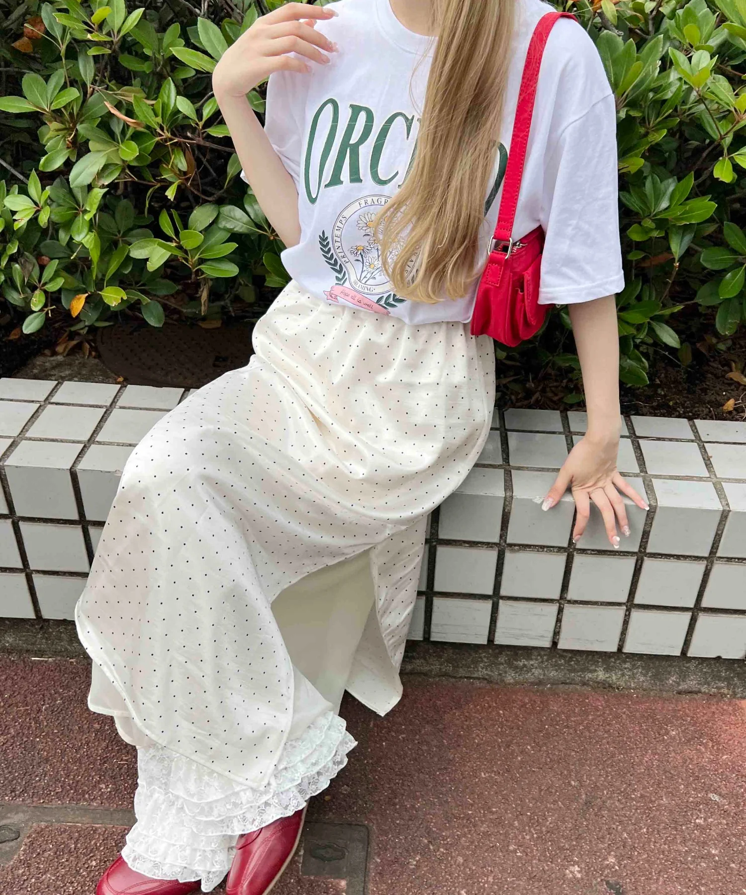 フラワーカレッジTシャツ - Image 7
