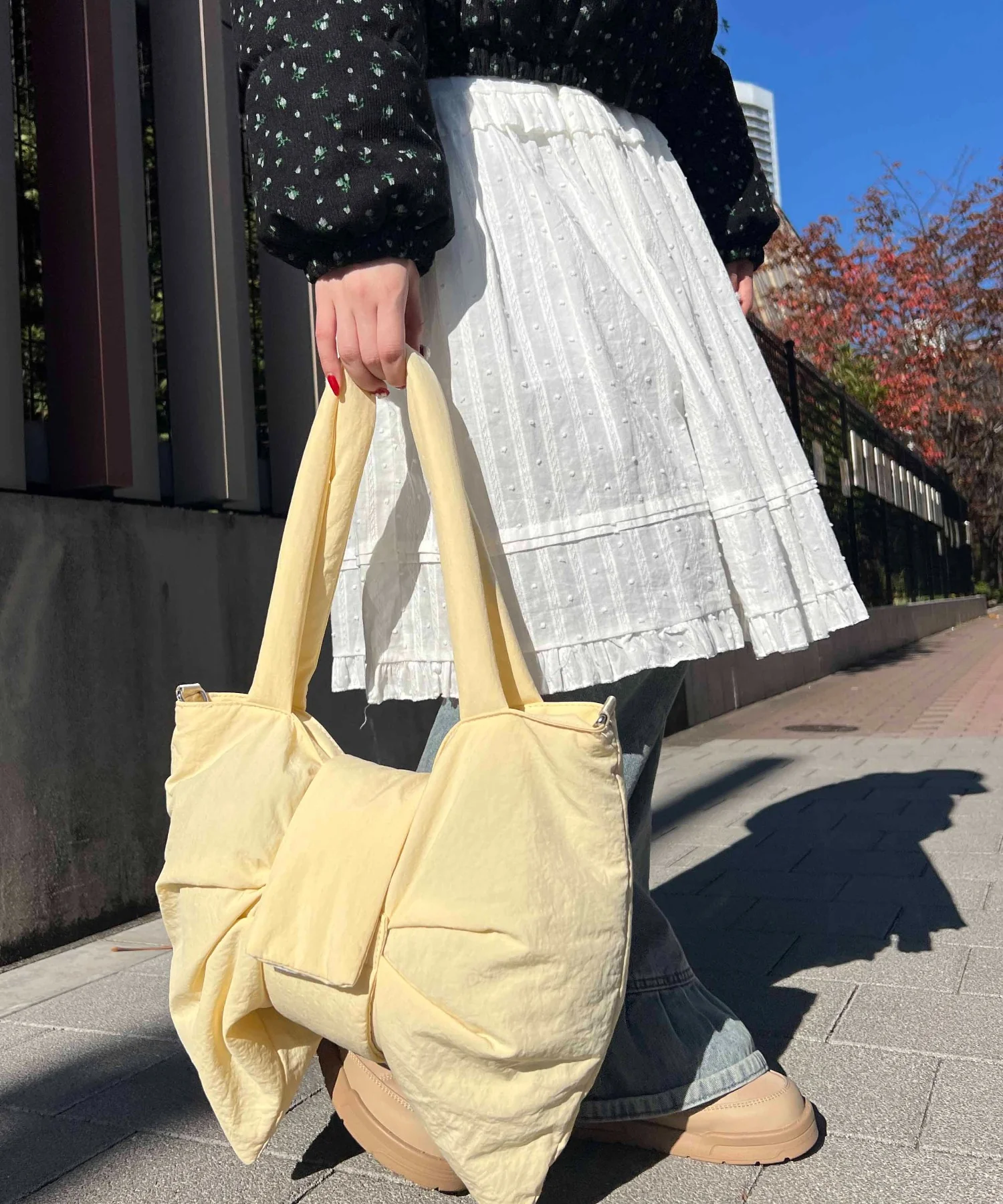 パテッドリボンショルダーバッグ - Image 15