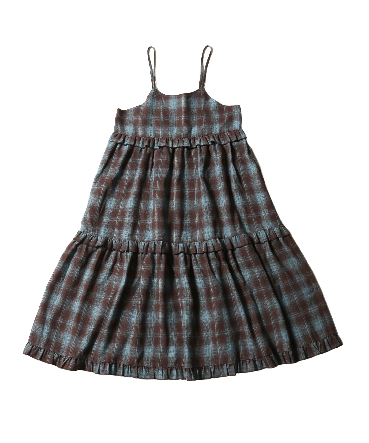 ネルチェックロングキャミワンピース - Image 12