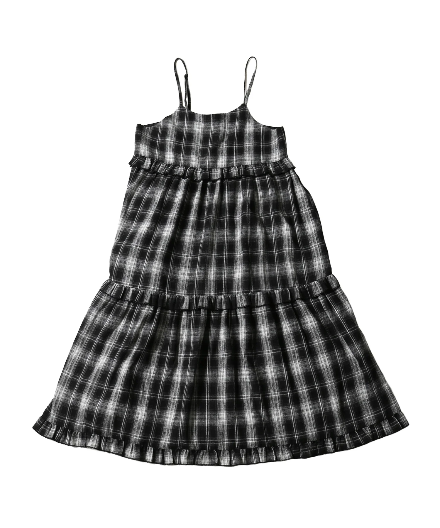 ネルチェックロングキャミワンピース - Image 13