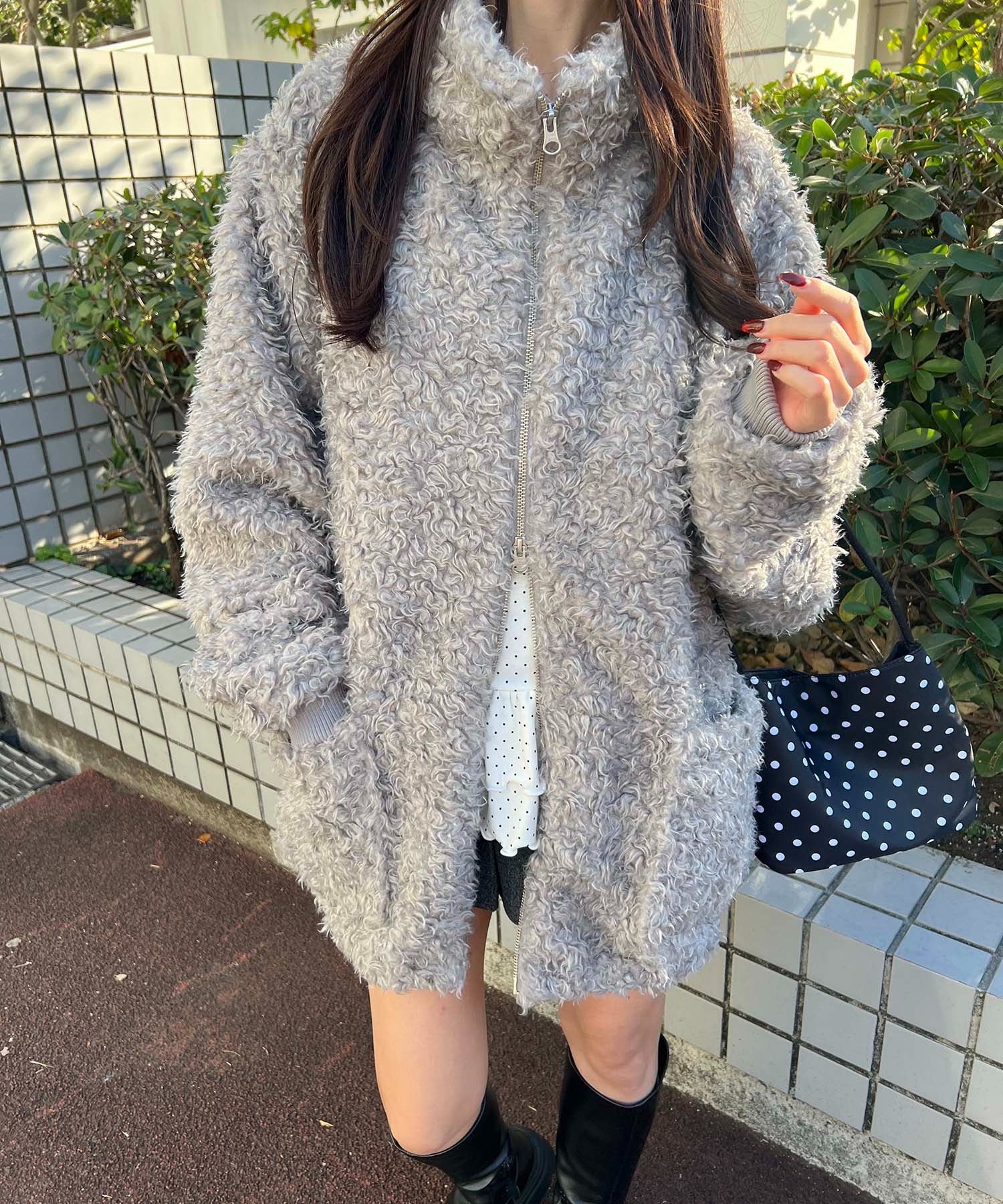 もこもこプードルブルゾン - Image 3