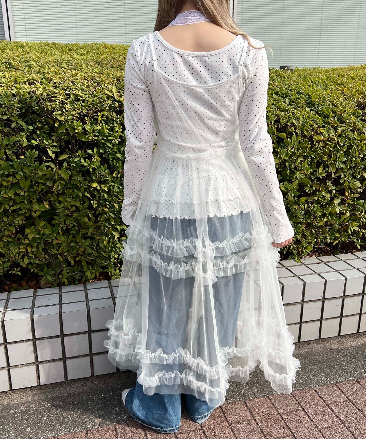 ギャザーフリルシアーワンピ - Image 5