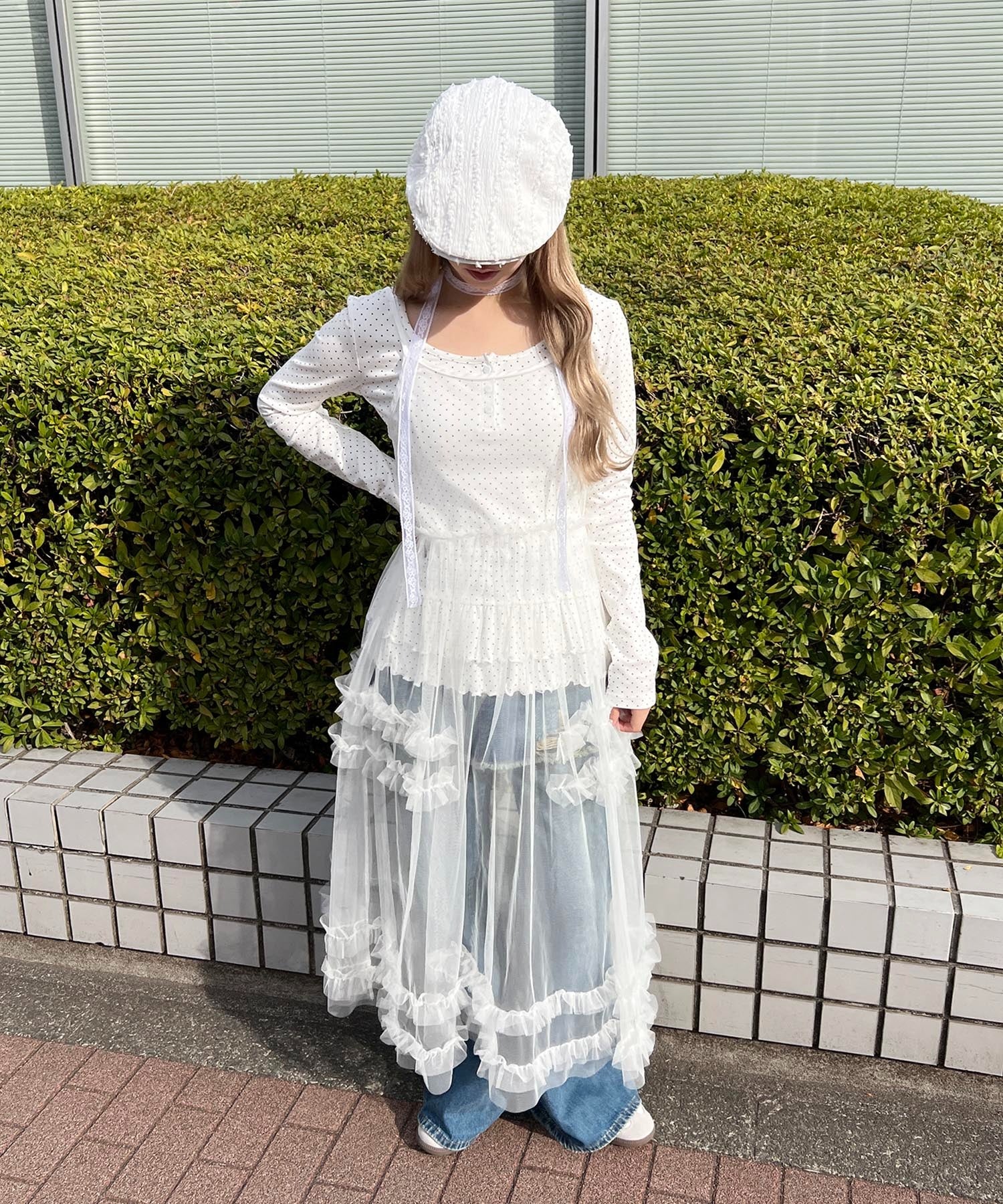ギャザーフリルシアーワンピ - Image 7