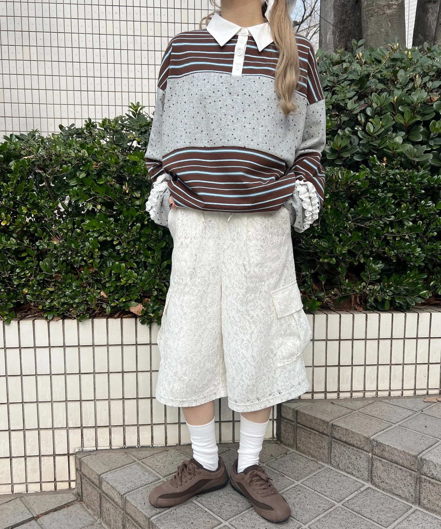 レースカーゴハーフパンツ - Image 14