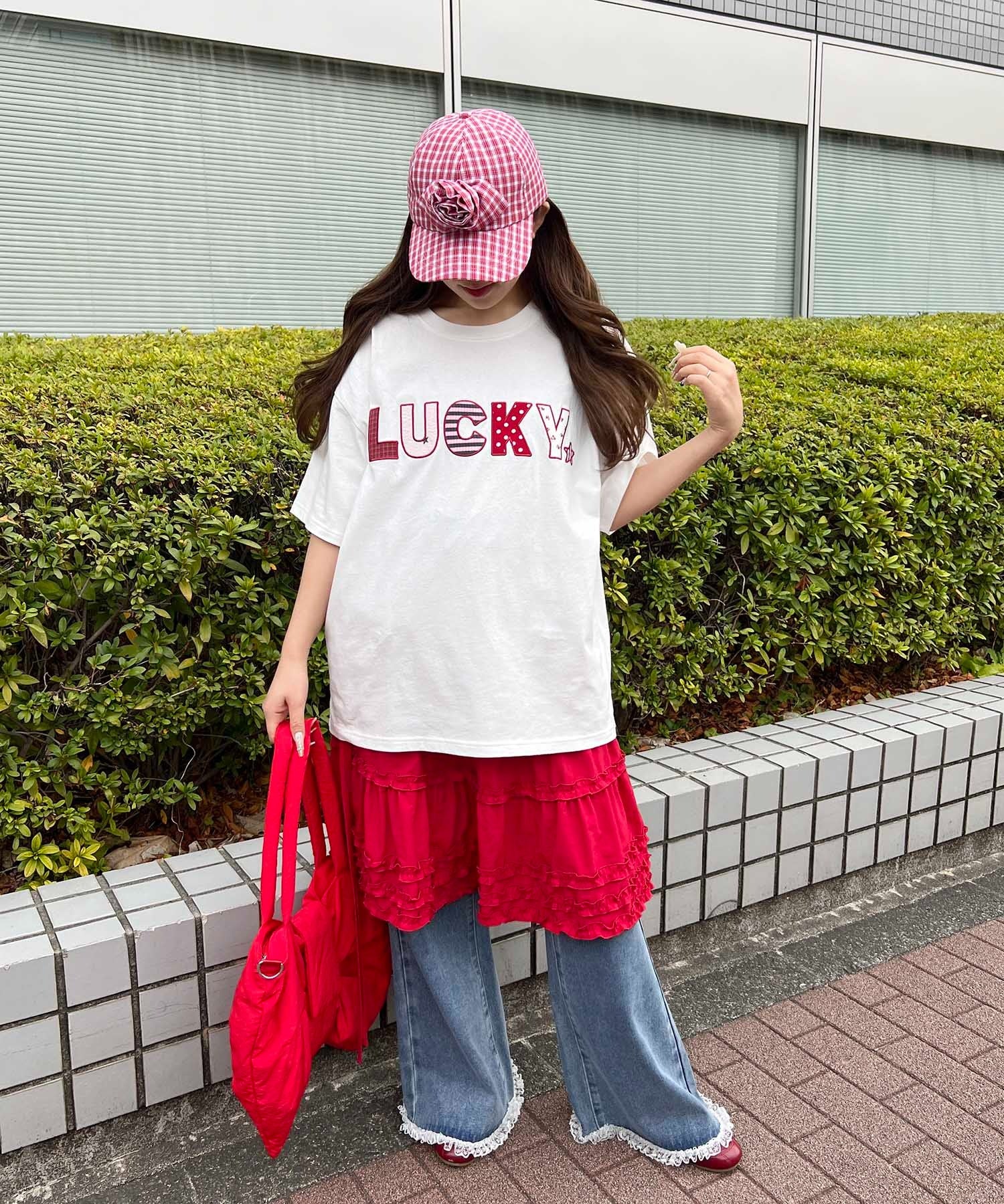 パッチワークロゴビッグTシャツ - Image 14