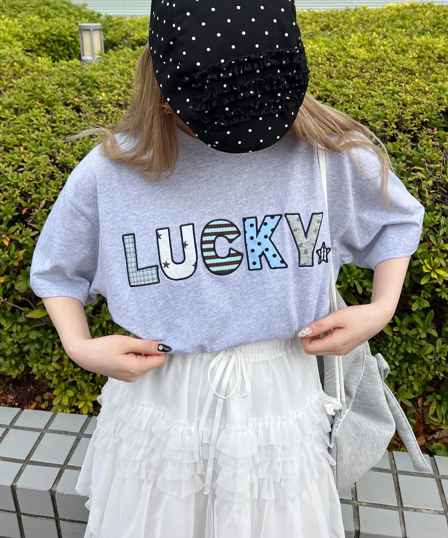 パッチワークロゴビッグTシャツ - Image 2