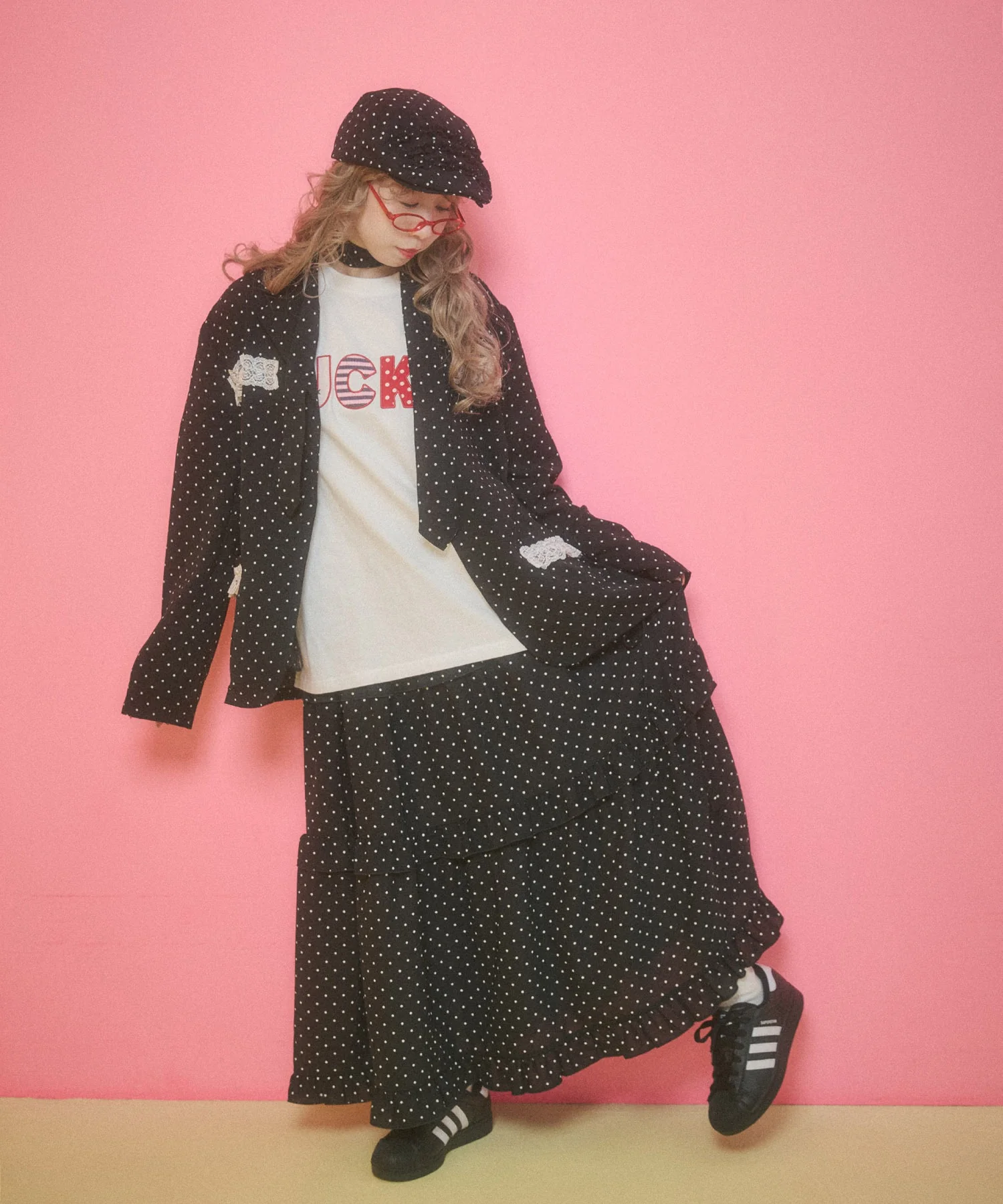 パッチワークロゴビッグTシャツ - Image 5