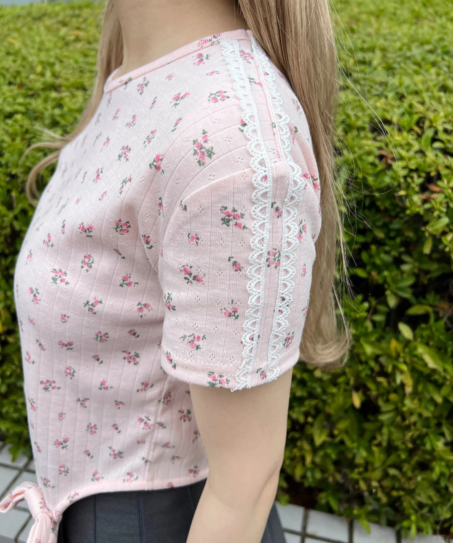 リトルフラワーWリボンTシャツ - Image 13